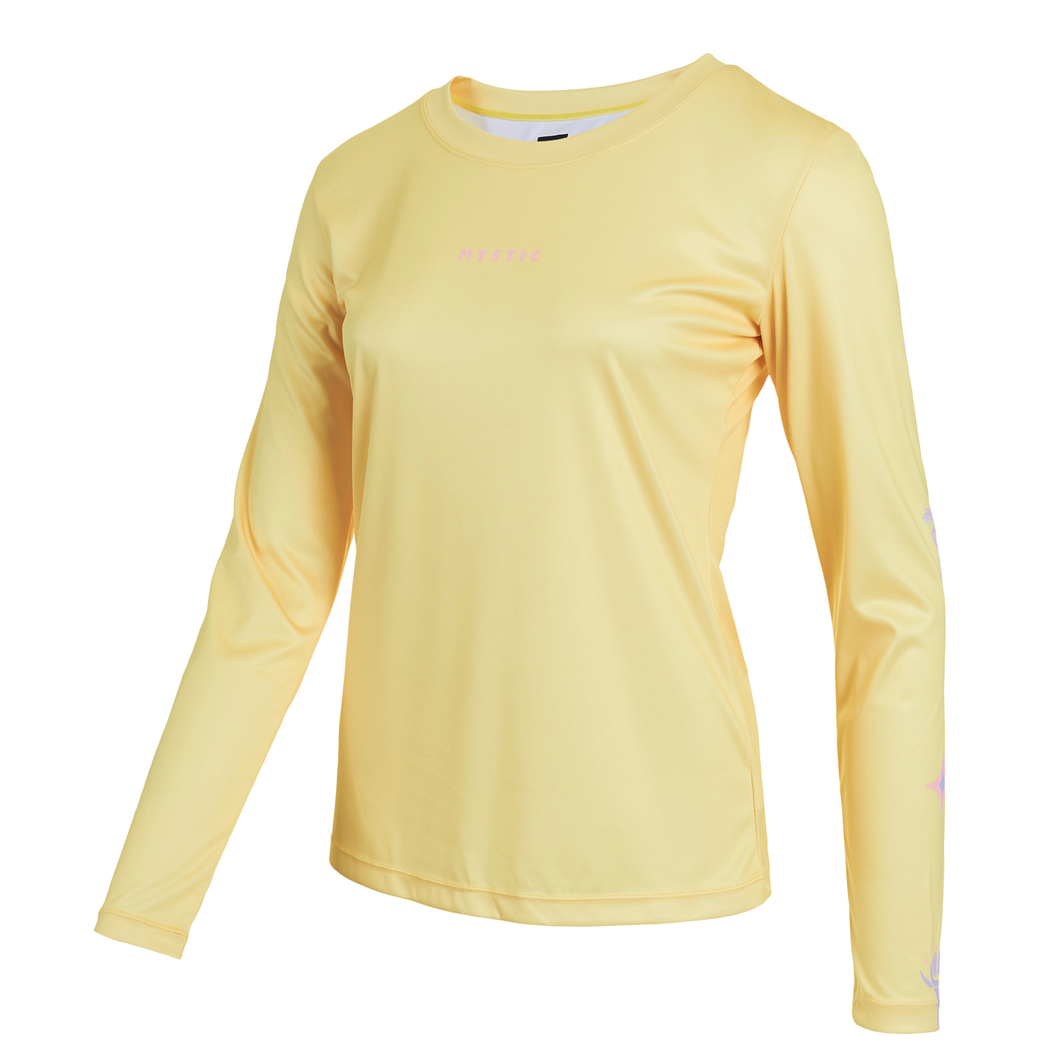 Rashvest A Manica Lunga Mystic Womens Paradise - Giallo Pastello 220289