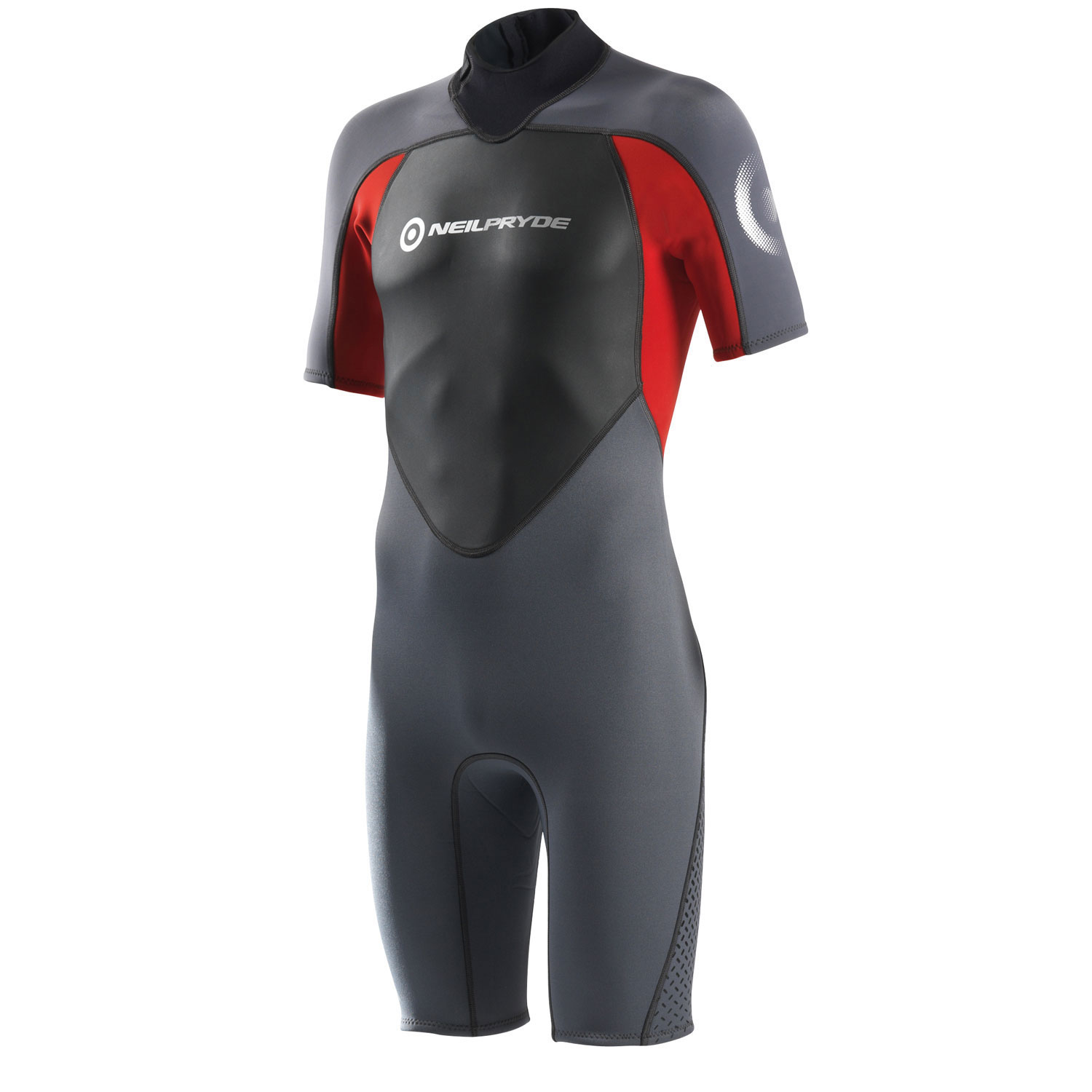 Neil Pryde Raceline Shortie Mens Muta - Carbone / Rosso