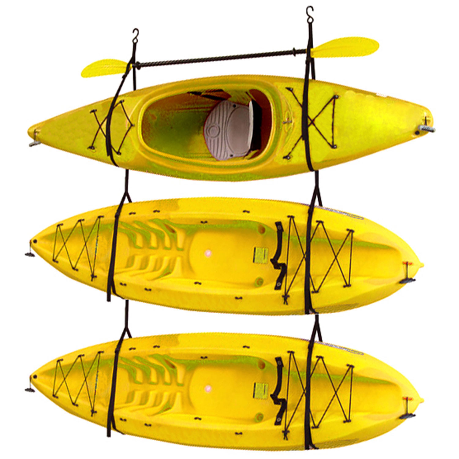 Gear Up Hang 3 - Deluxe Kayak Strap System Storage