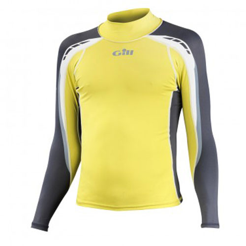 Manica Lunga Gill Junior Sport Uv Rash Vest - Bright Calce / Ash