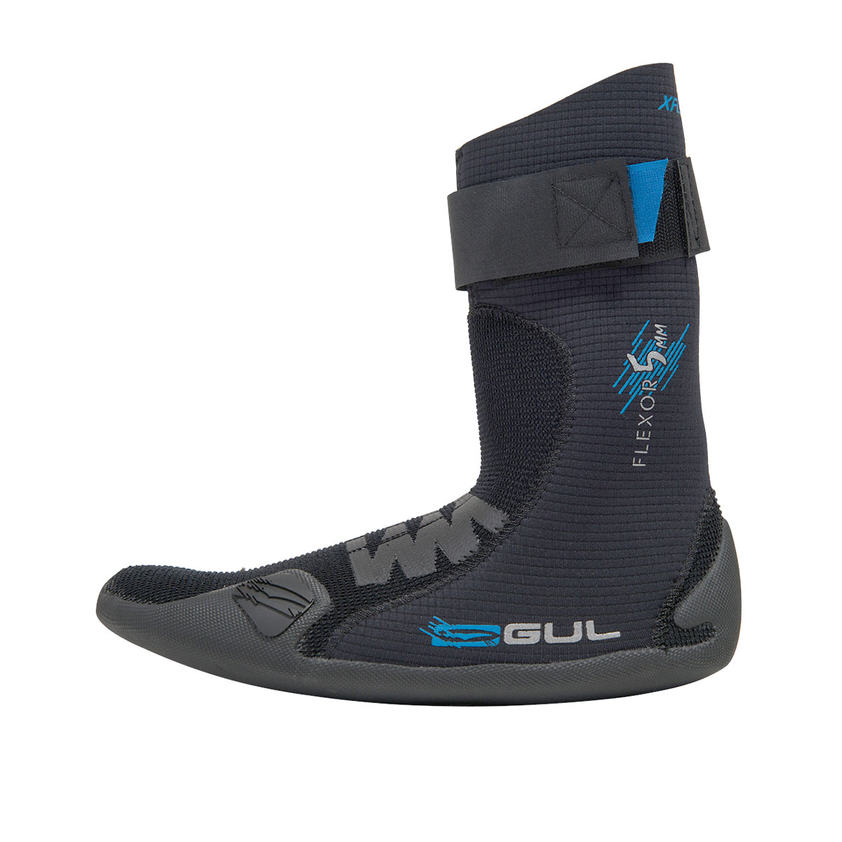 Gul Flexor 5Mm Stivali Toe Split - Nero / Nero