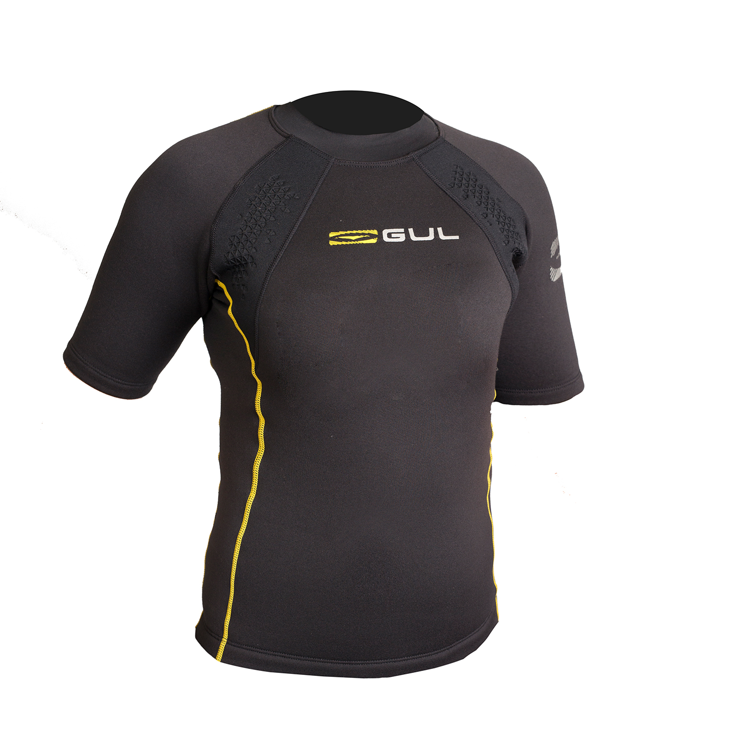 Gul Junior Evotherm Termica Manica Corta Top - Nero