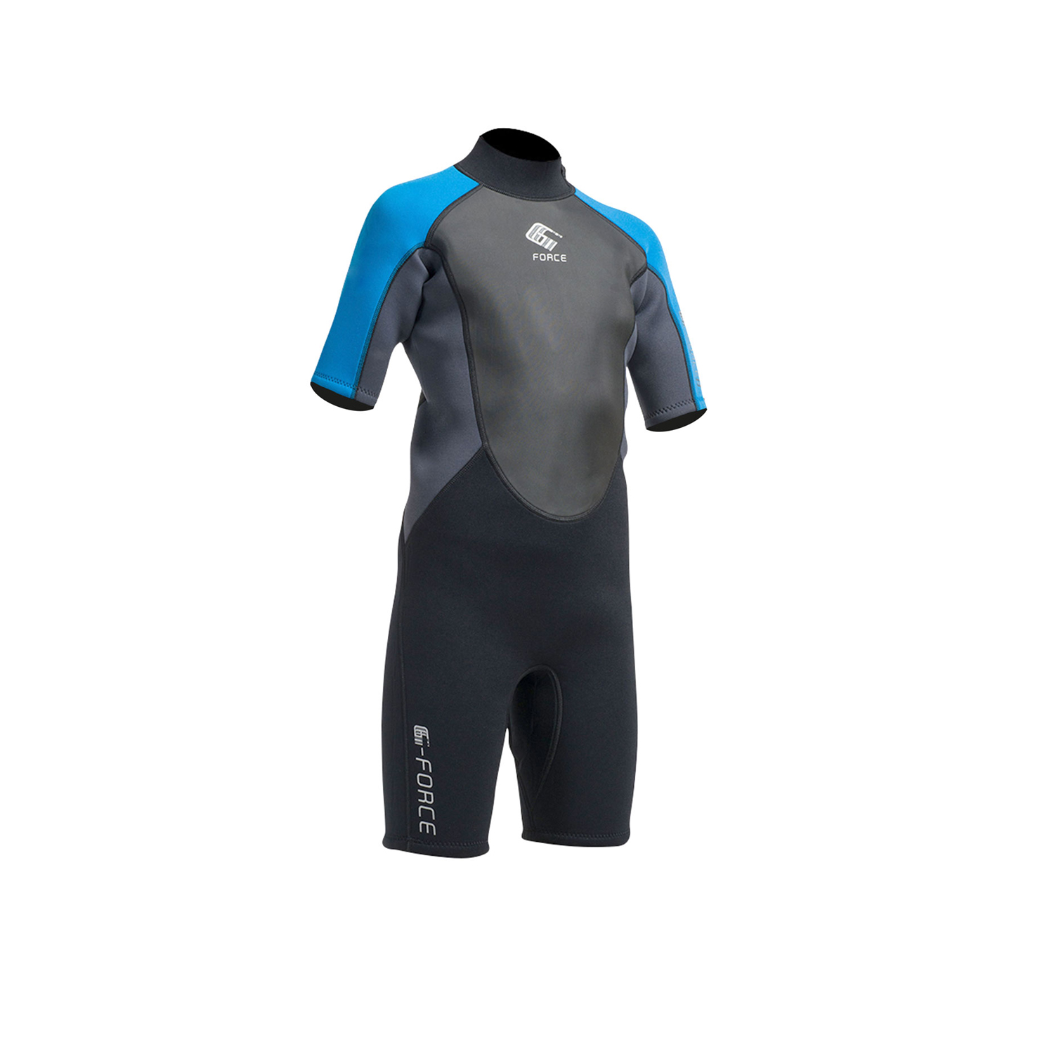 Gul Junior G-Force 3 Millimetri Piatte T2 Shorty Neoprene - Nero / Zafer