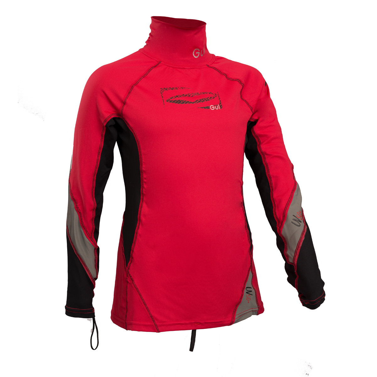 Gul Junior Manica Lunga Rashvest - Rosso / Nero