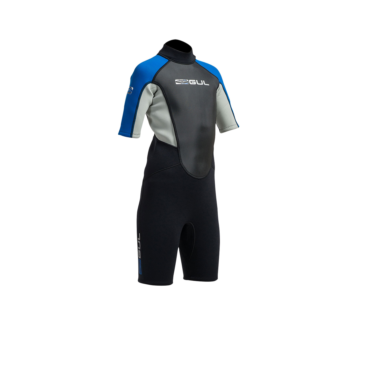 Gul Junior Risposta 3/2 Millimetri Piatte T2 Shorty Neoprene - Nero / Blu