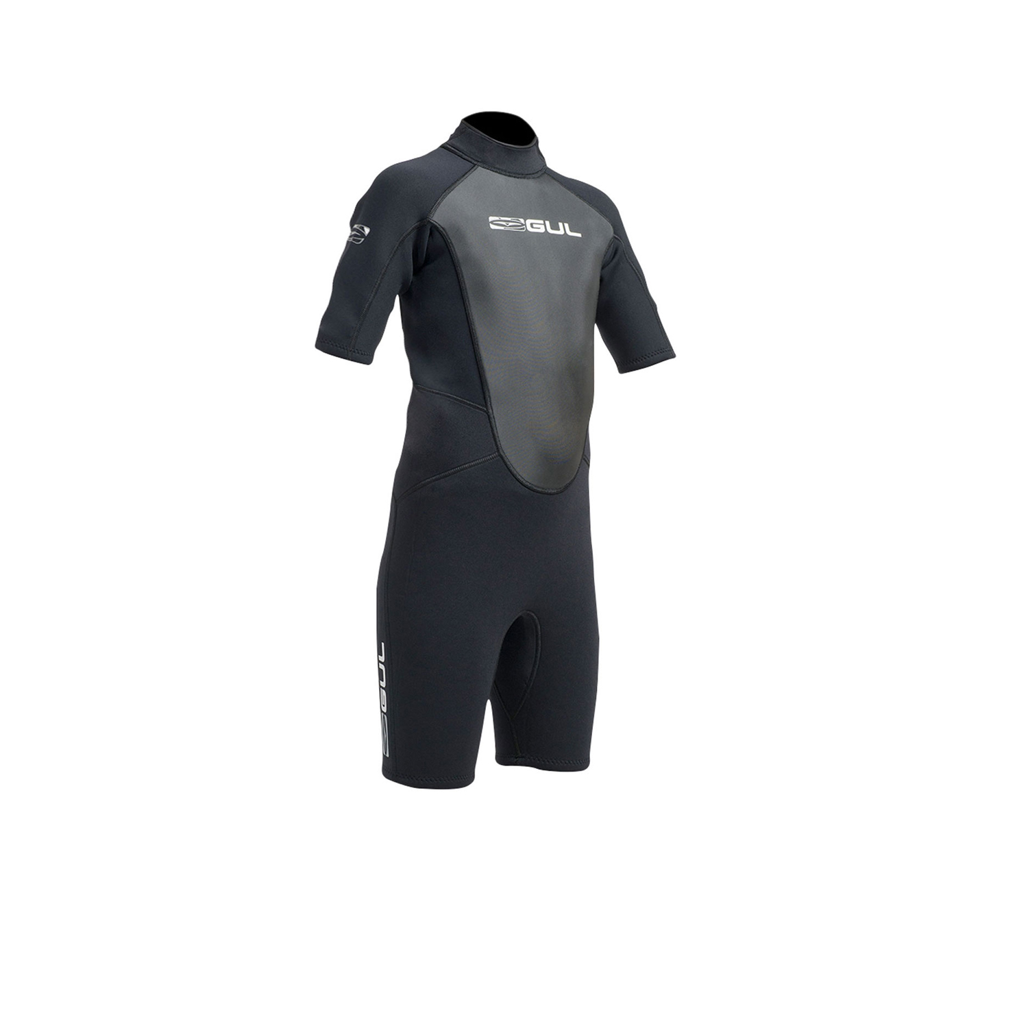 Gul Junior Risposta 3/2 Millimetri Piatte T2 Shorty Neoprene - Nero