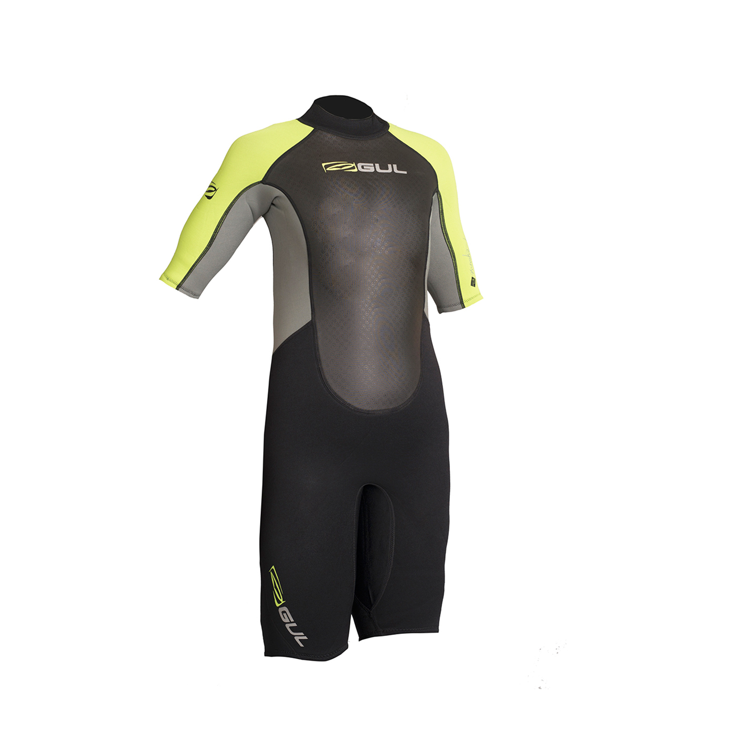 Gul Junior Response 3 / 2Mm Shorty Wetsuit - Nero / Lime