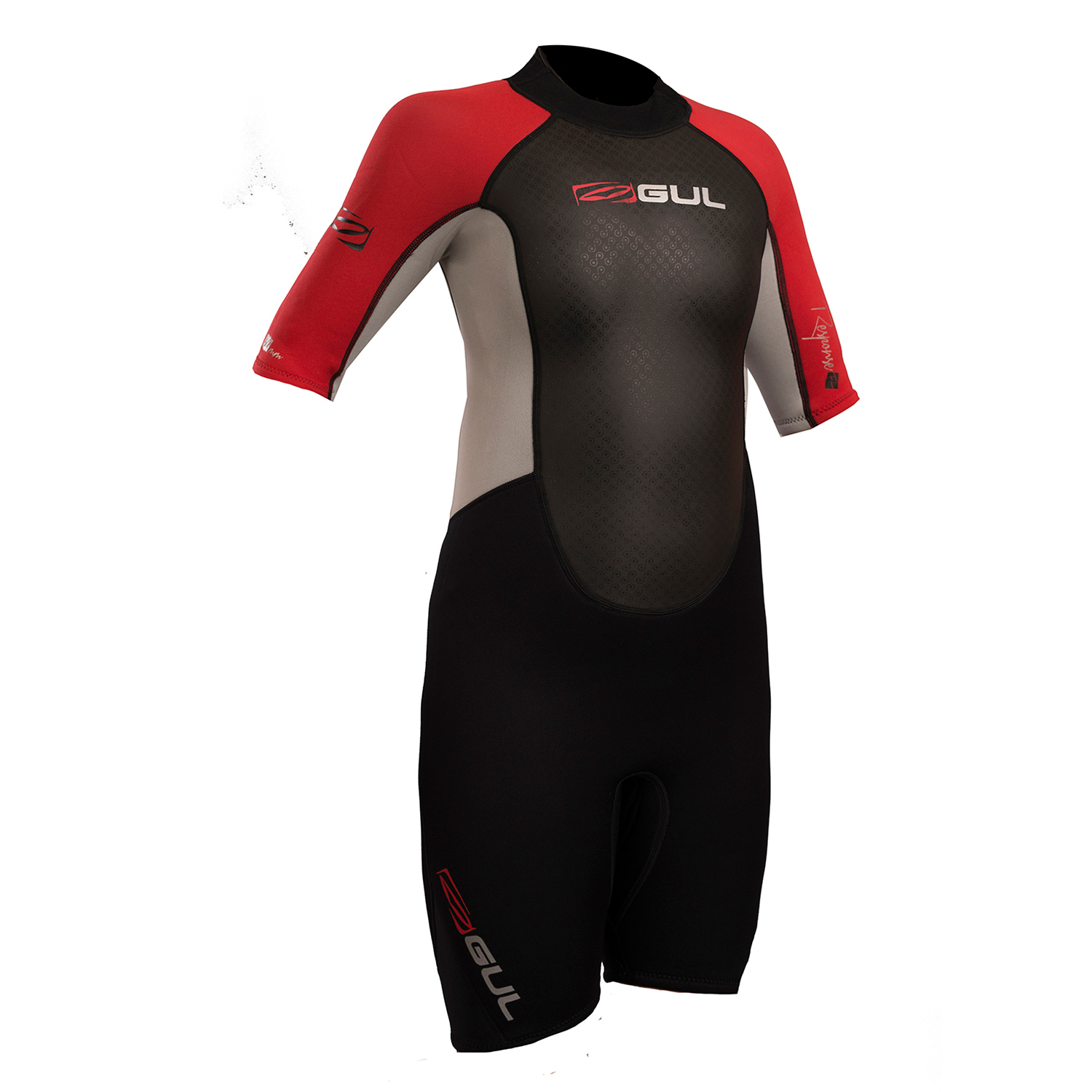 Gul Junior Response 3 / 2Mm Shorty Wetsuit - Nero / Rosso