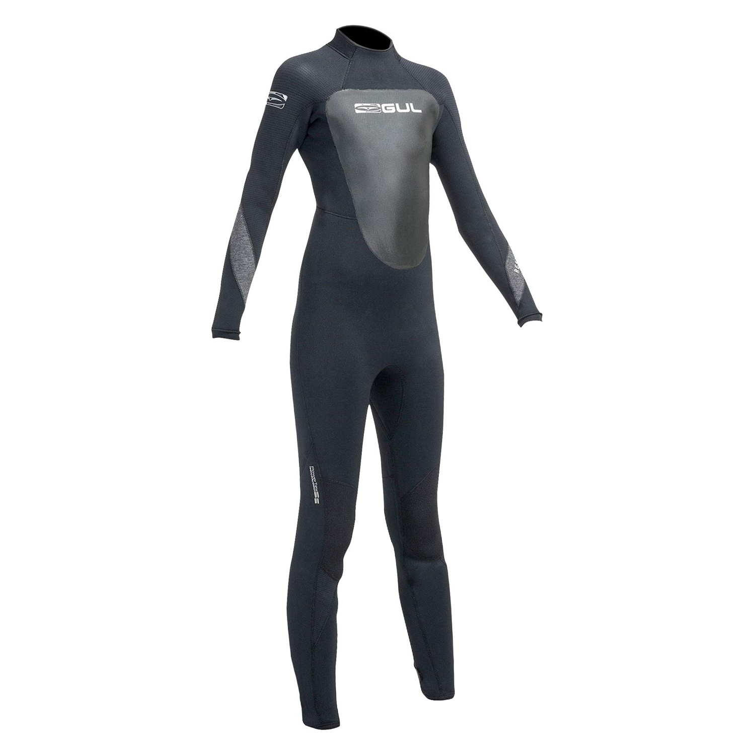 Gul Junior Risposta 4/3 Millimetri Blindstiched T2 Muta - Nero