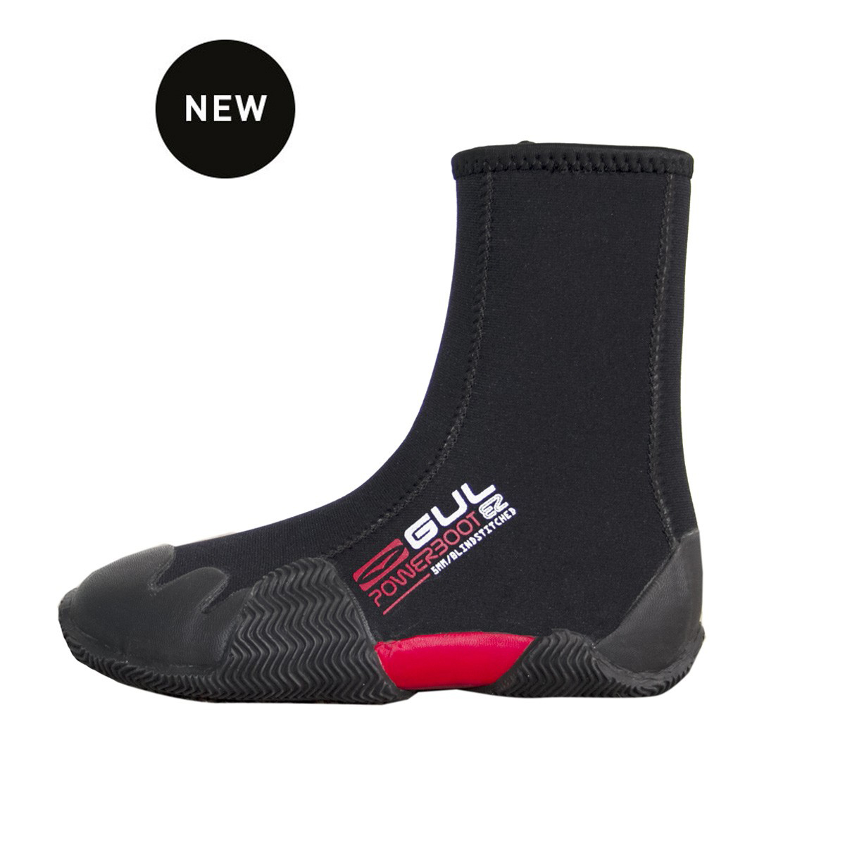 Gul Junior Ez Zipped 5Mm Power Boot - Nero