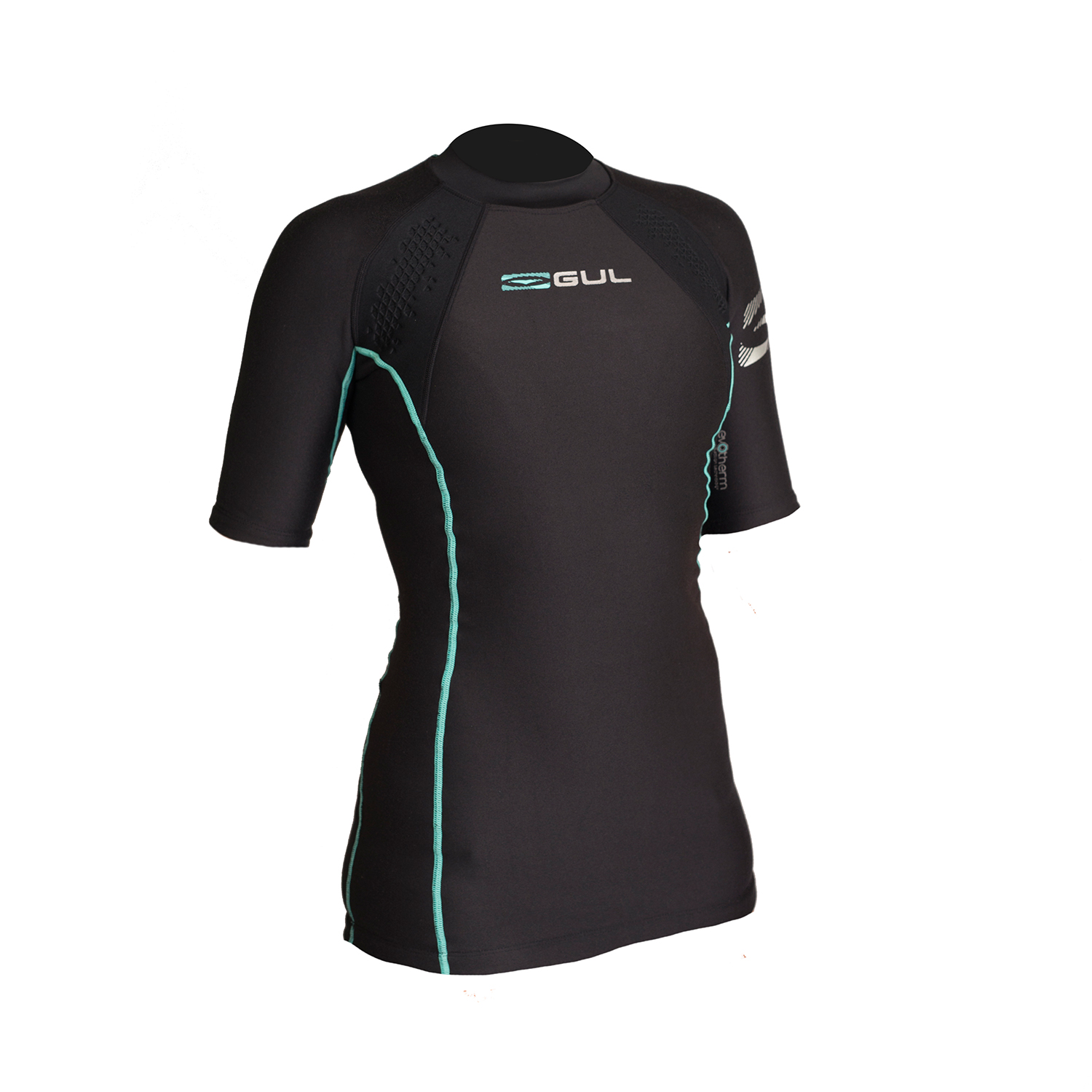 Gul Ladies Evotherm Fl Termica Manica Corta Top - Nero