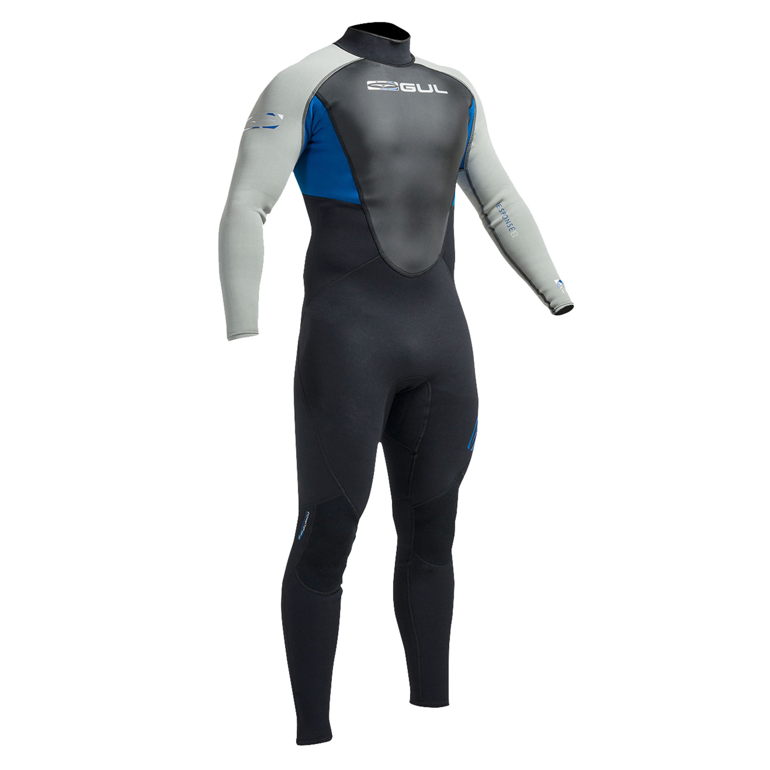 Gul Response 3 / 2Mm Flatlock T2 Steamer Wetsuit - Nero / Grigio