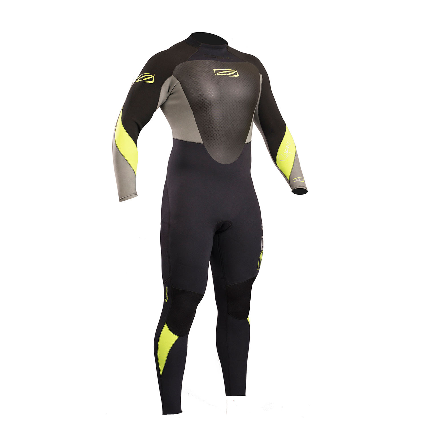 Gul Response 3 / 2Mm Bs Wetsuit - Nero / Lime