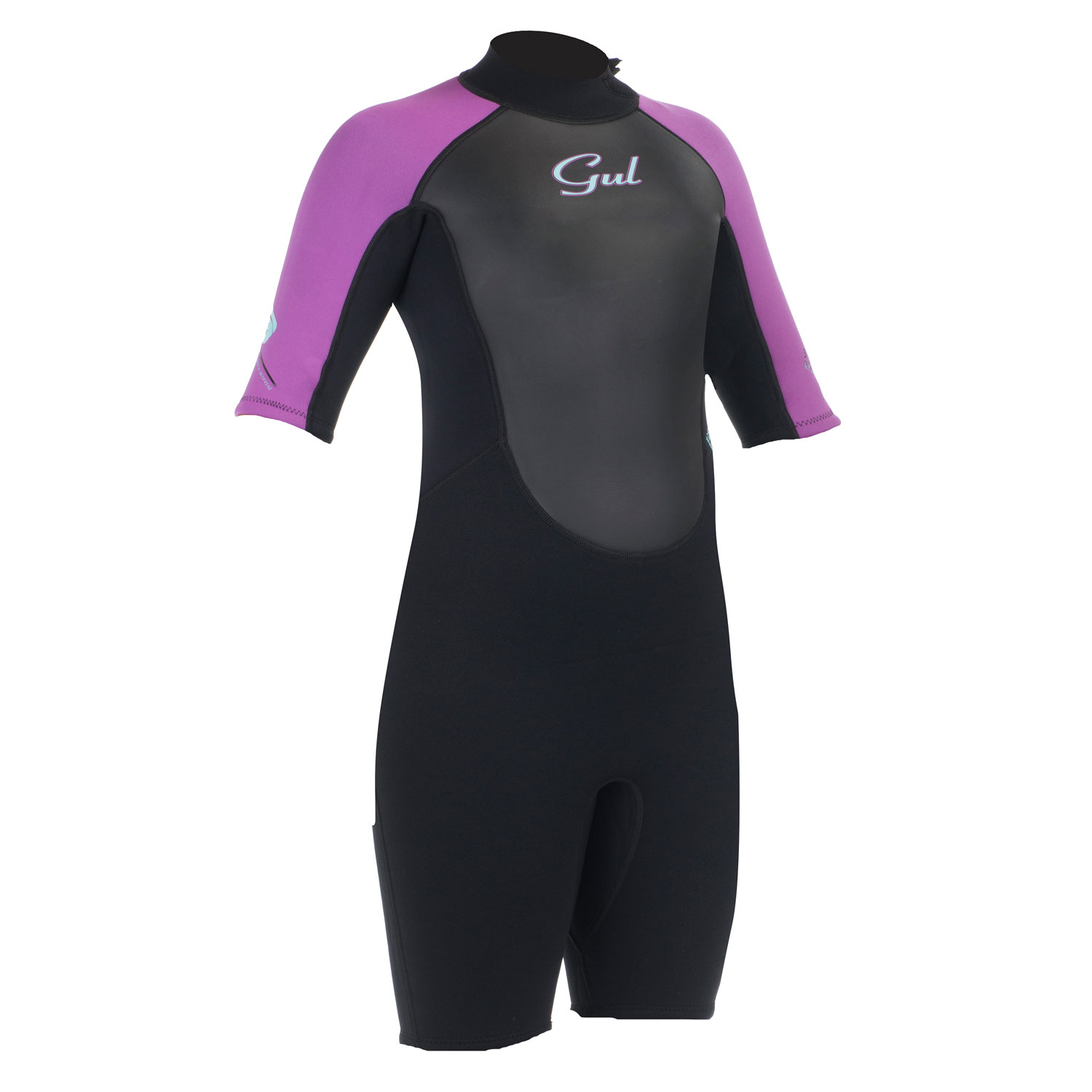 Gul Junior Girls Risposta 3/2 Millimetri Estate Shorty Neoprene 2023- Nero / Iris