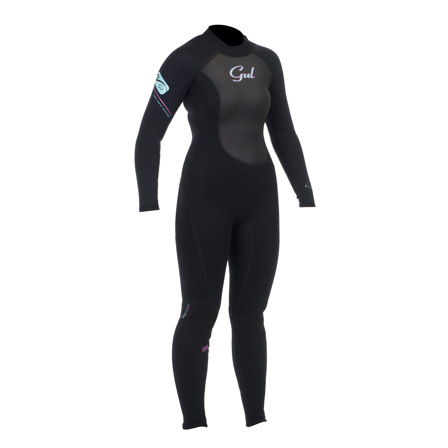 Gul Donne Risposta 3/2 Millimetri Steamer Muta 2015 - Nero / Nero