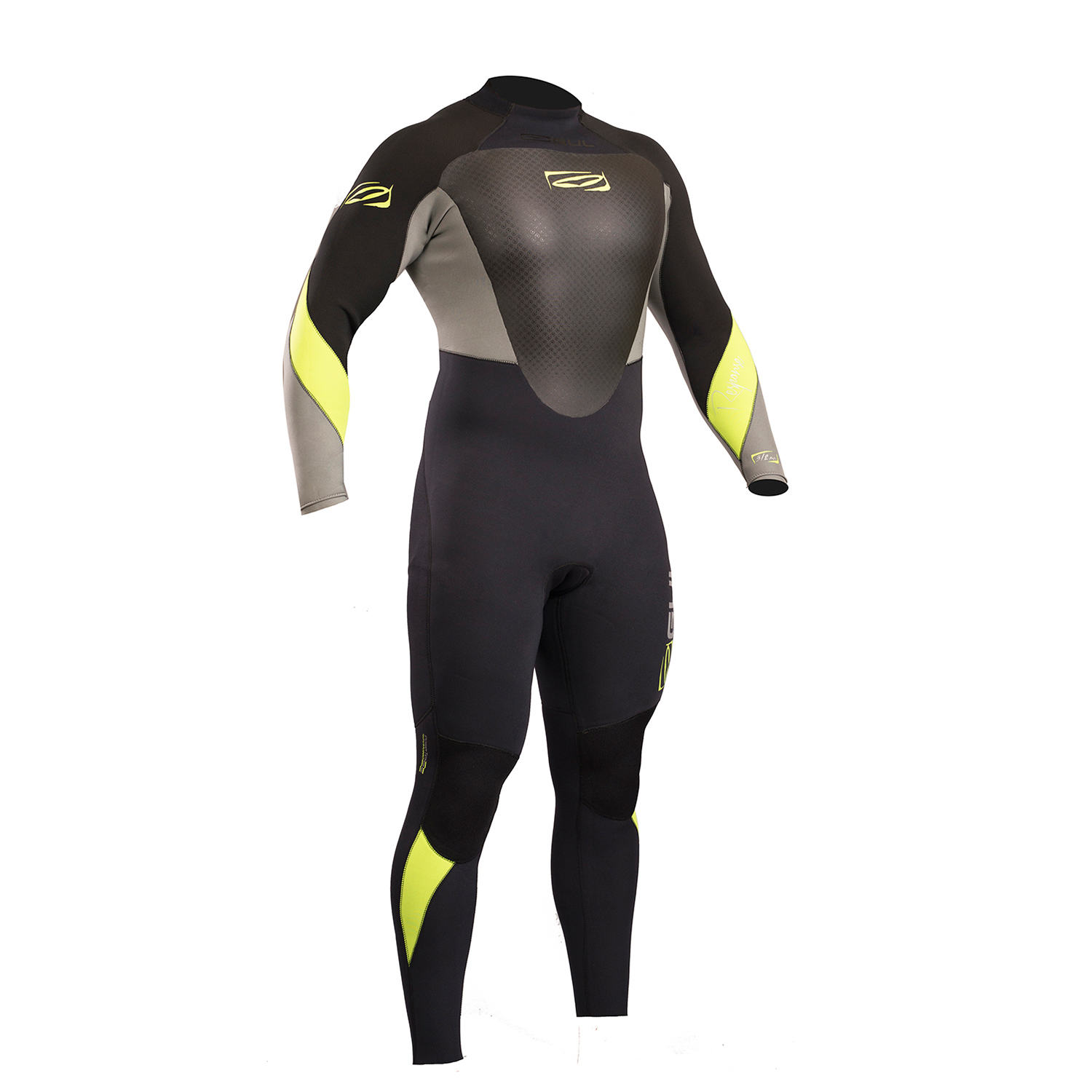 Gul Response 4 / 3Mm Bs Wetsuit - Nero / Lime