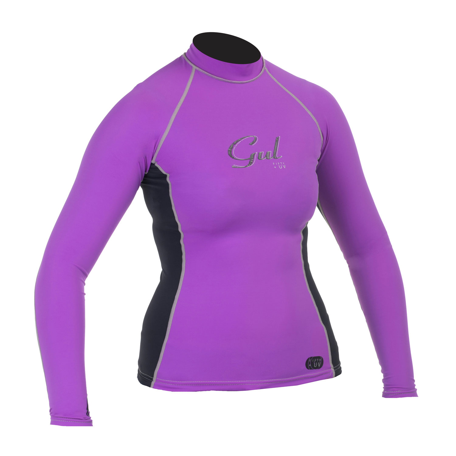 Gul Swami Donne Maniche Lunghe Rashguard - Iris / Nero