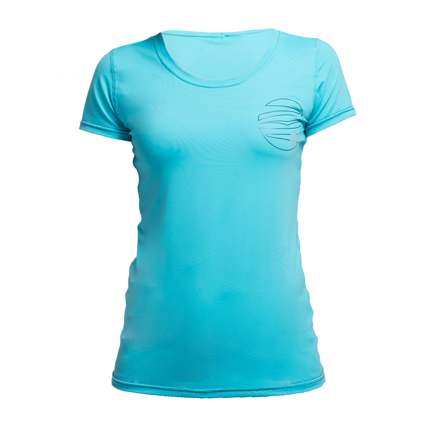 Manica Corta Gul Donne T Fit Rashvest - Turchese