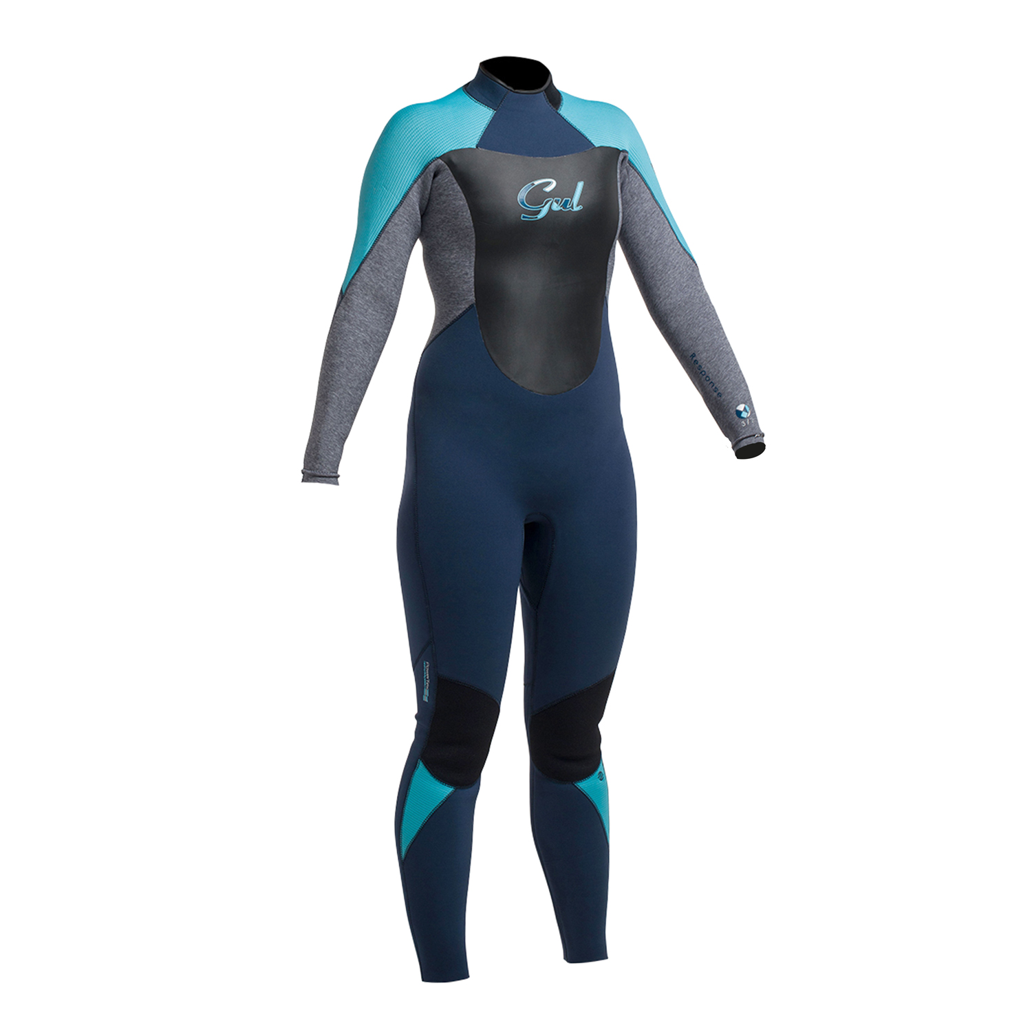Womens Risposta Gul 3/2 Millimetri Blindstitched T2 Muta - Navy / Marl