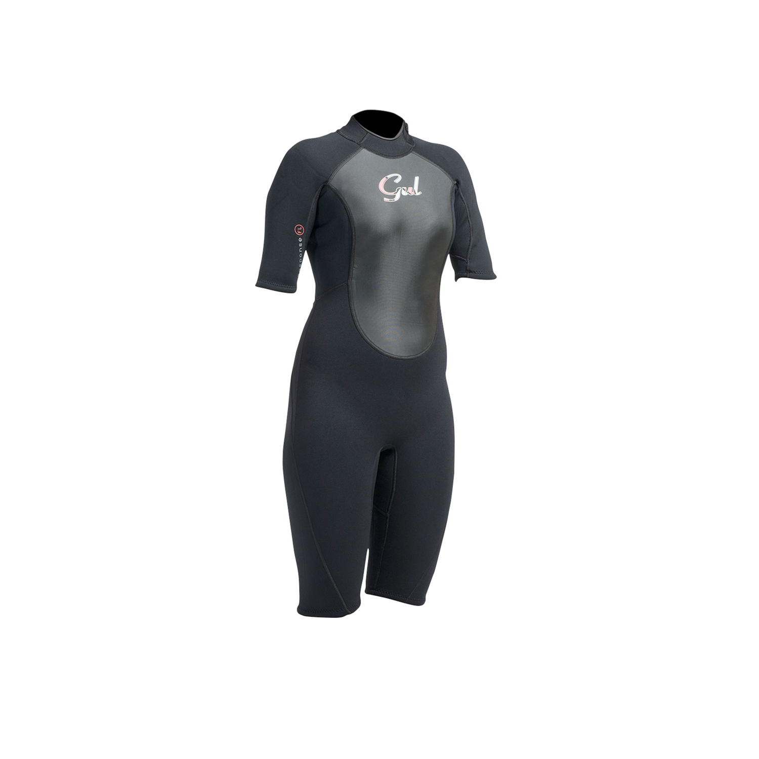 Womens Risposta Gul 3/2 Millimetri Piatte Shorty Neoprene - Nero
