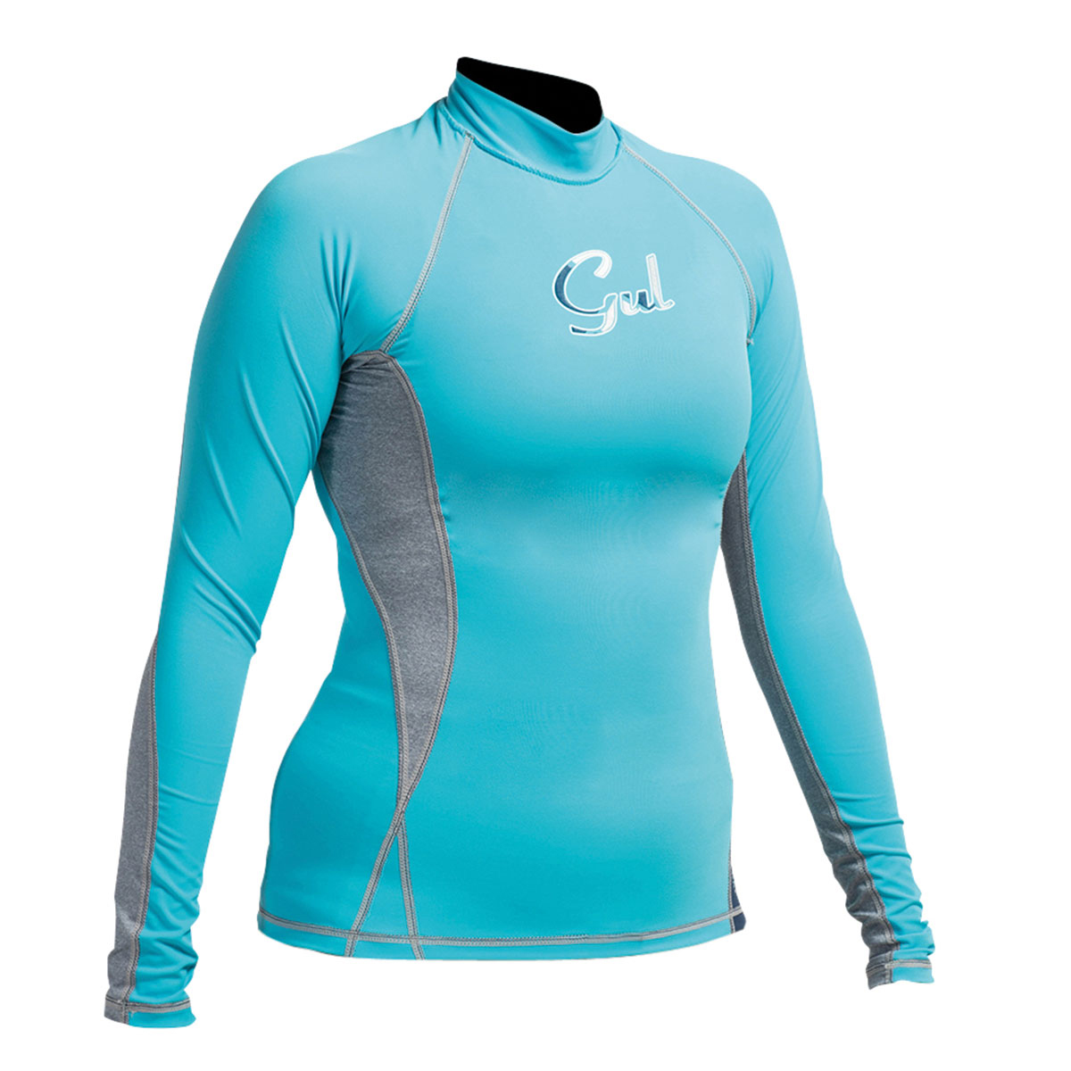 Gul Donne Swami F / L Manica Lunga Rashguard - Turchese / Marl