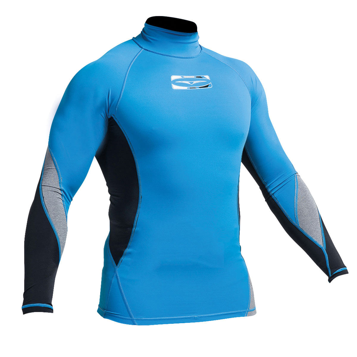 Gul Xola Flatlock Maniche Lunghe Rashguard - Crip / Nero