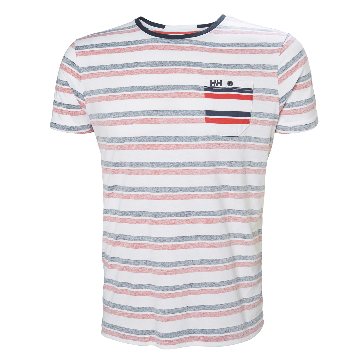 T-Shirt Helly Hansen Fjord - Navy Faded Stripes