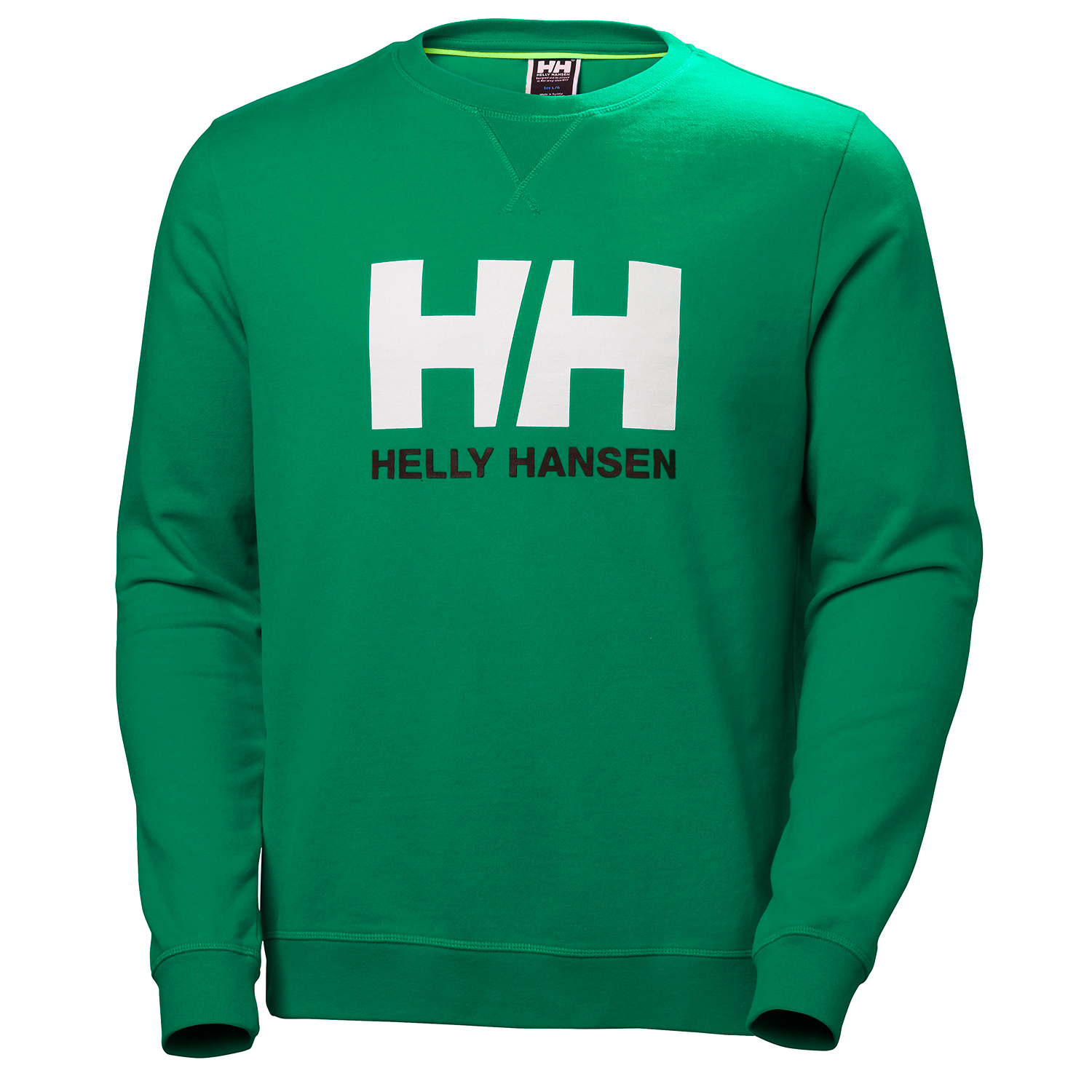 Helly Hansen Hh Logo Crew Sweater - Pepper Green