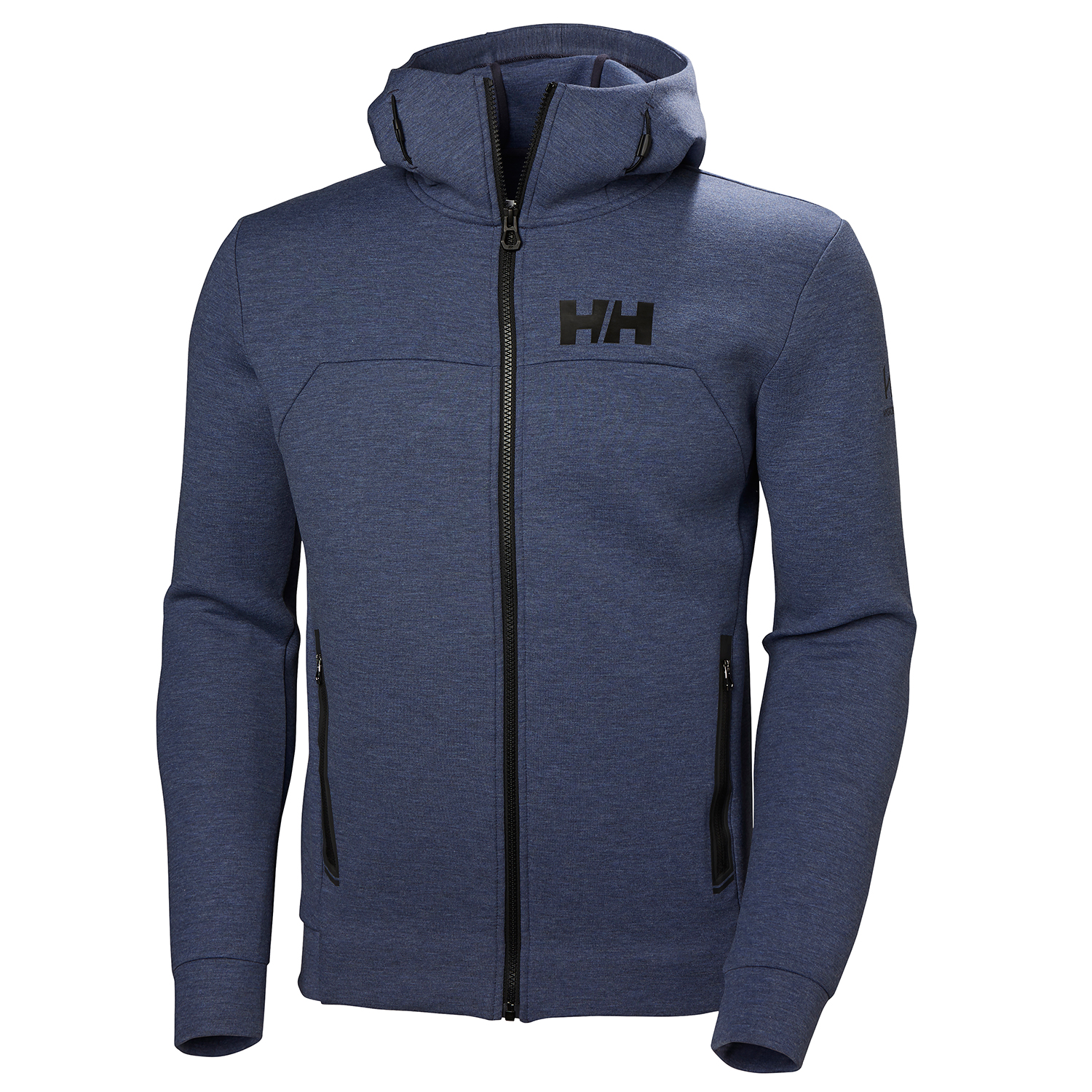 Felpa Con Cappuccio Helly Hansen Hp Ocean Fz - Graphite Blue Mélange
