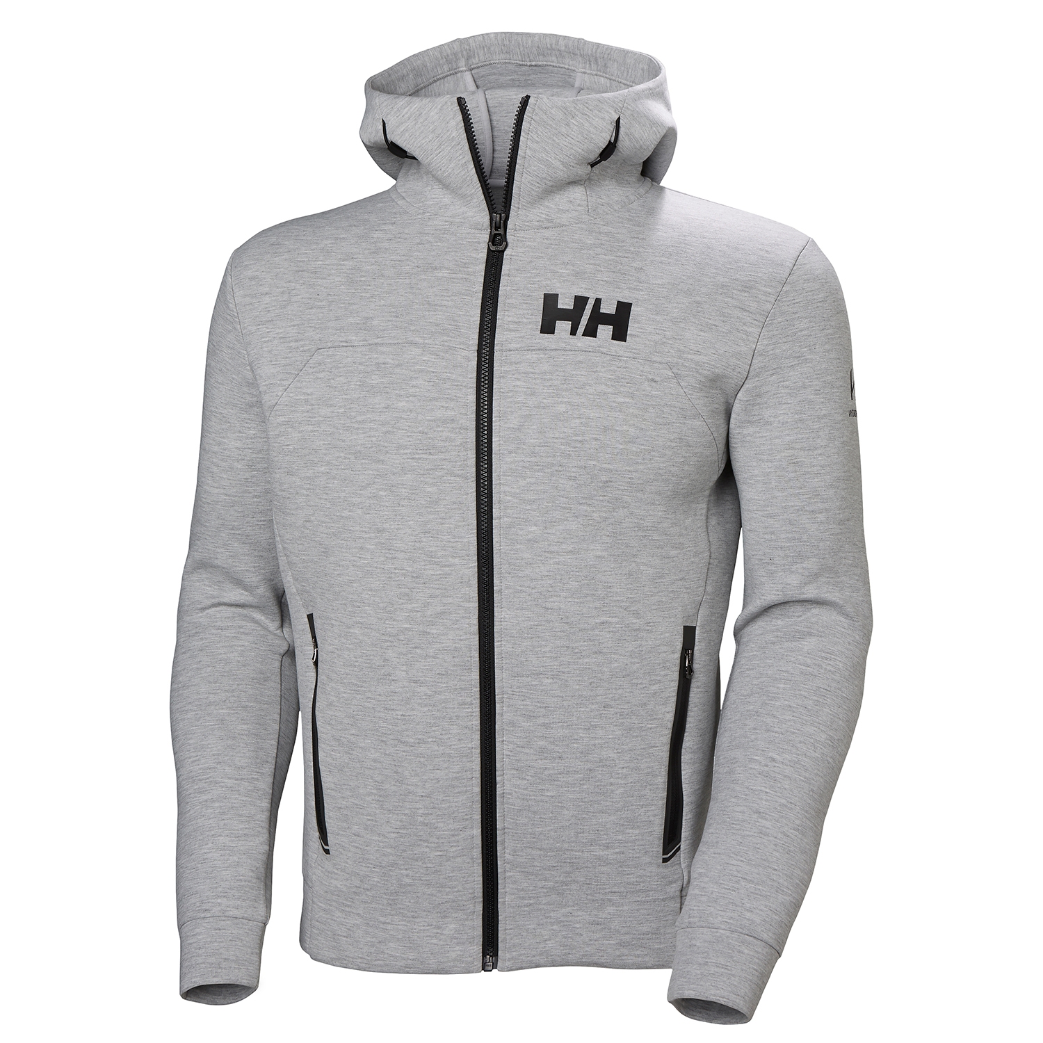 Felpa Con Cappuccio Helly Hansen Hp Ocean Fz - Grigio Mélange