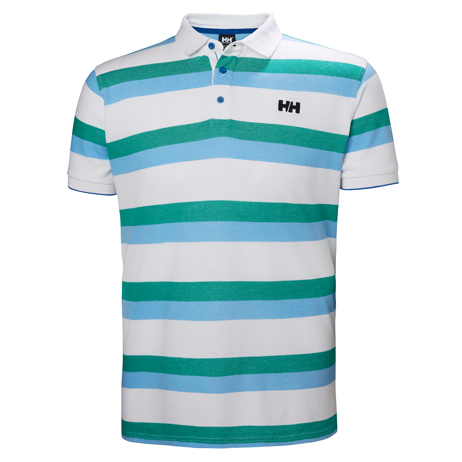 Helly Hansen Marstrand Polo - Cornflower Twin Stripe