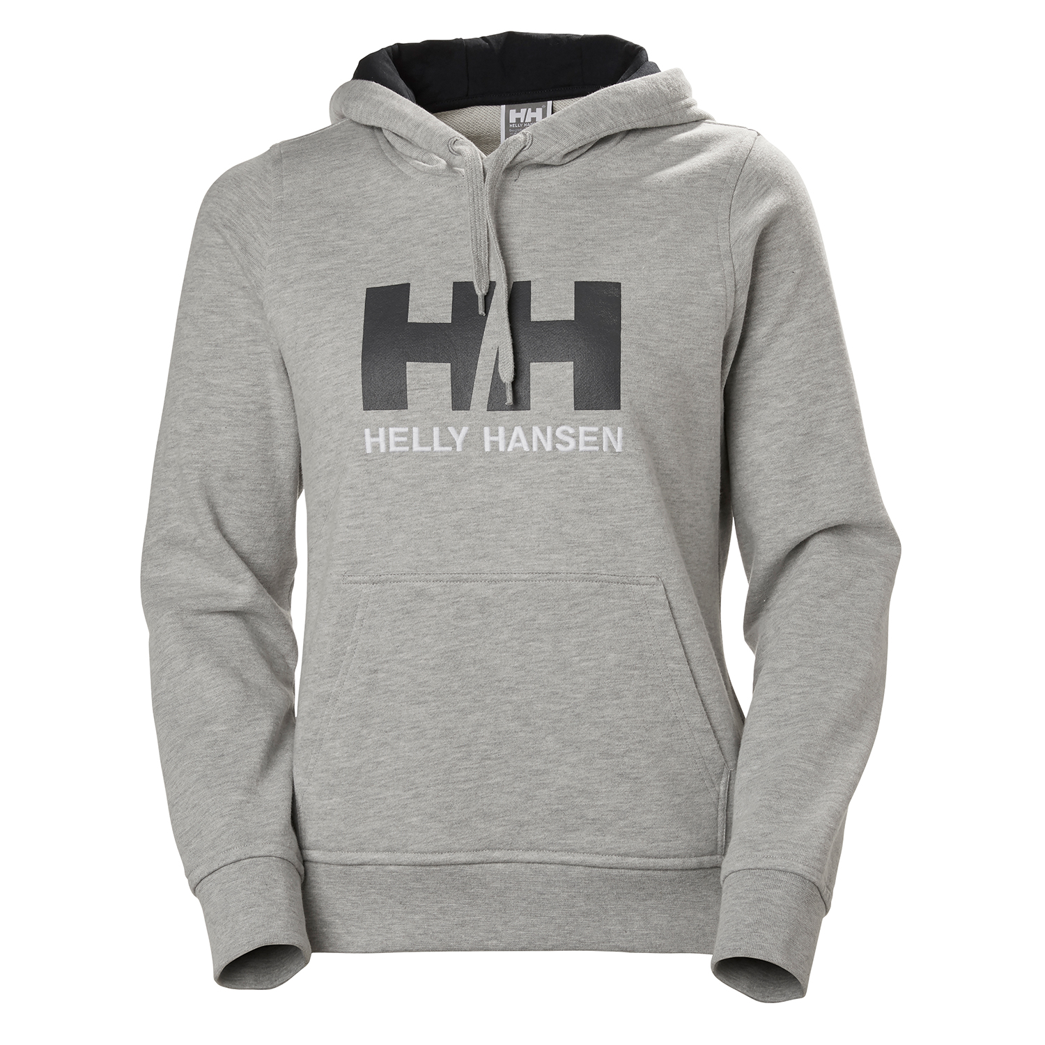 Felpa Con Cappuccio Hh Logo Helly Hansen - Grigio Mélange
