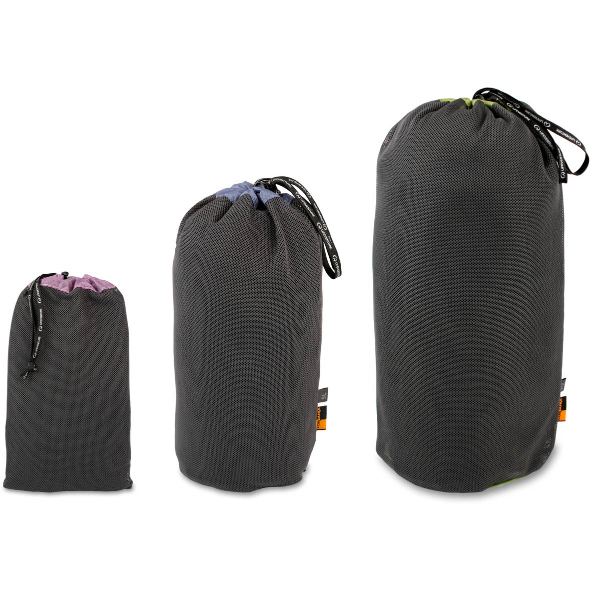 Lifeventure Mesh Stuff Sacks Multipack - 2, 5,10 Litri