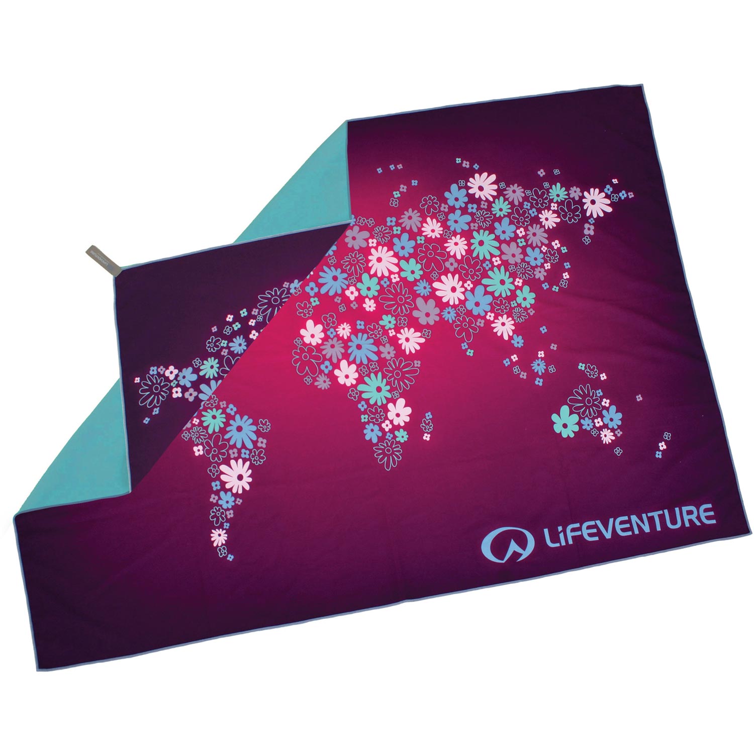Lifeventure Softfibre Printed Towel Giant - Mondo In Fiori