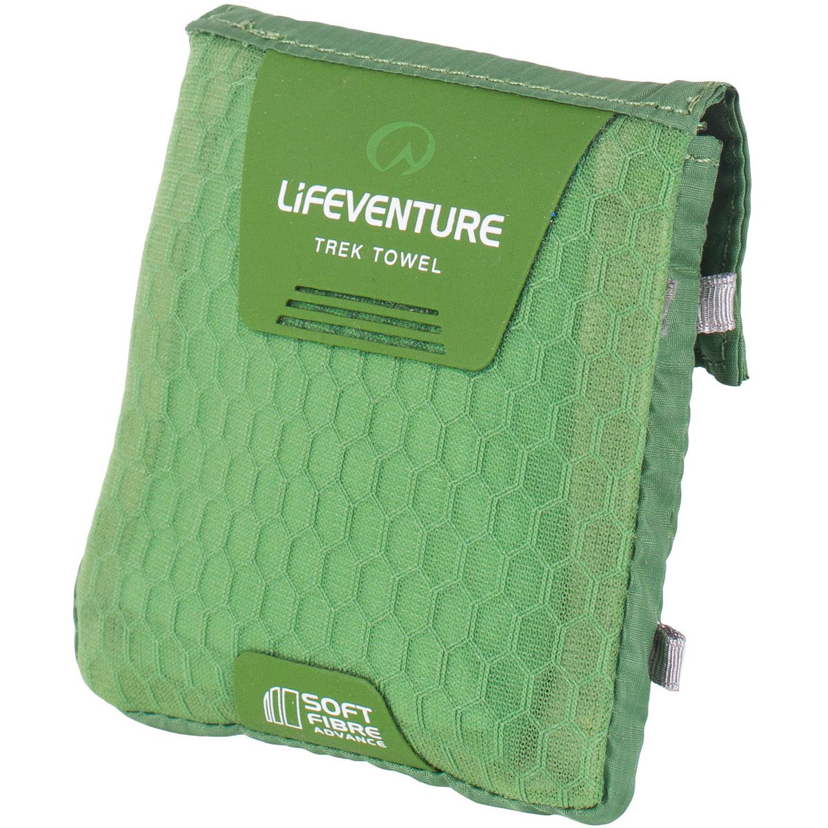 Tasca Asciugamano Lifeventure Softfibre Trek - Verde (Confezione Da 10)