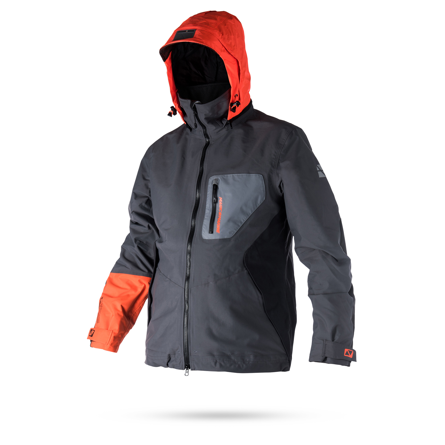 Giacca A Vela A 2 Strati Magic Marine - Grigio Scuro