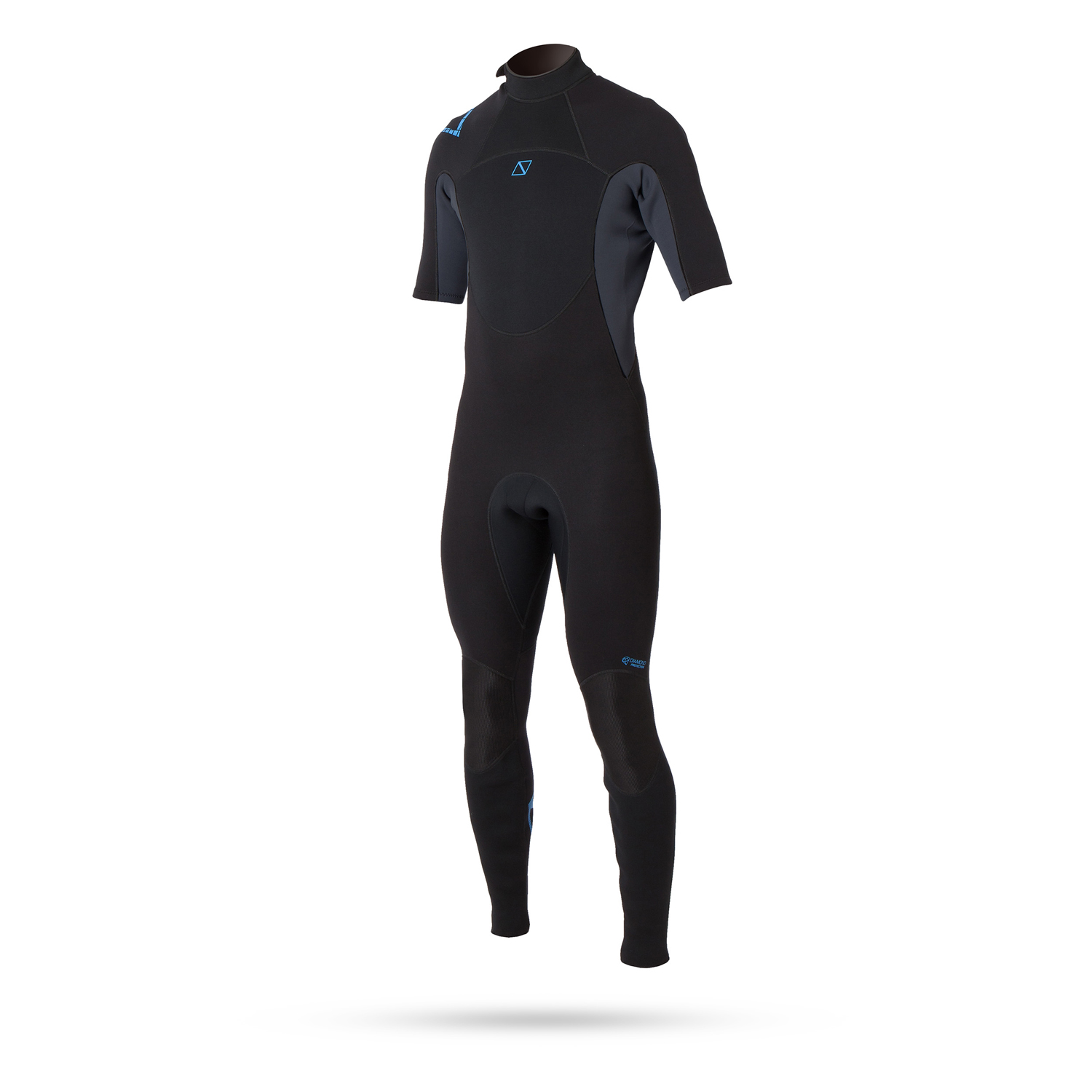 Magic Marine Marca 3/2 Millimetri Back-Zip Shortarm Muta - Nero
