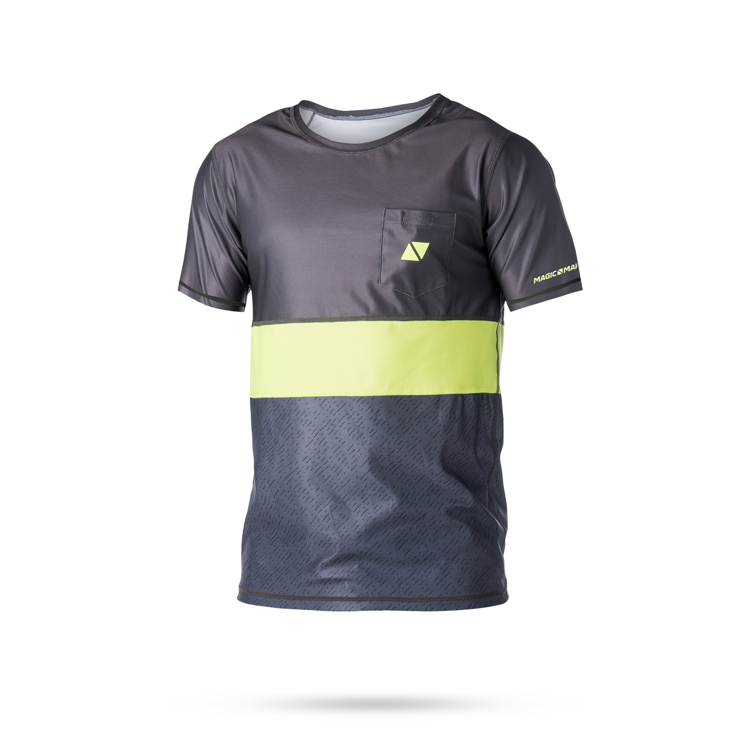 Maglia Manica Corta Magic Marine Cube Quickdry Top - Giallo Flash