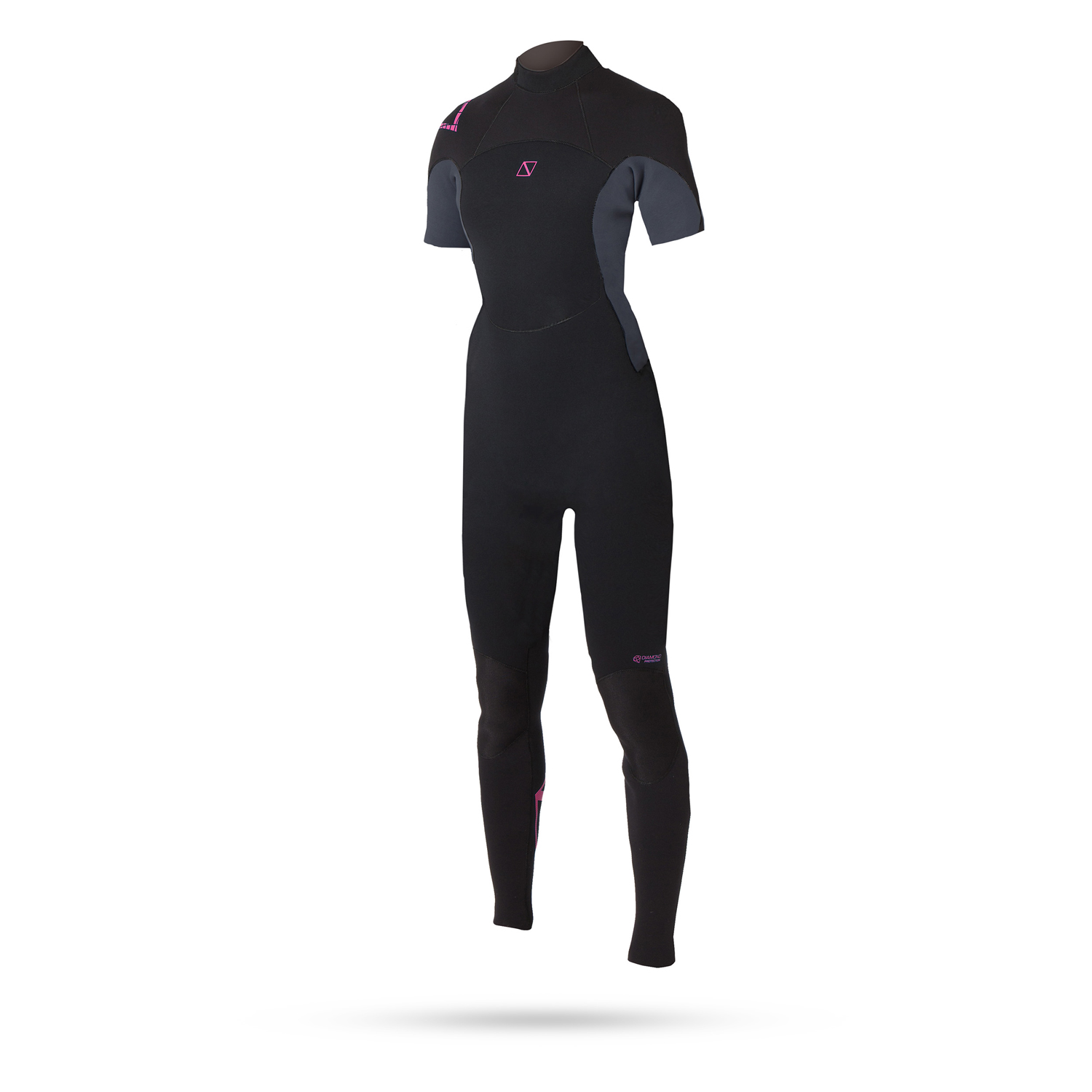 Magic Marine Le Donne Di Marca 3/2 Millimetri Back-Zip Shortarm Muta - Nero