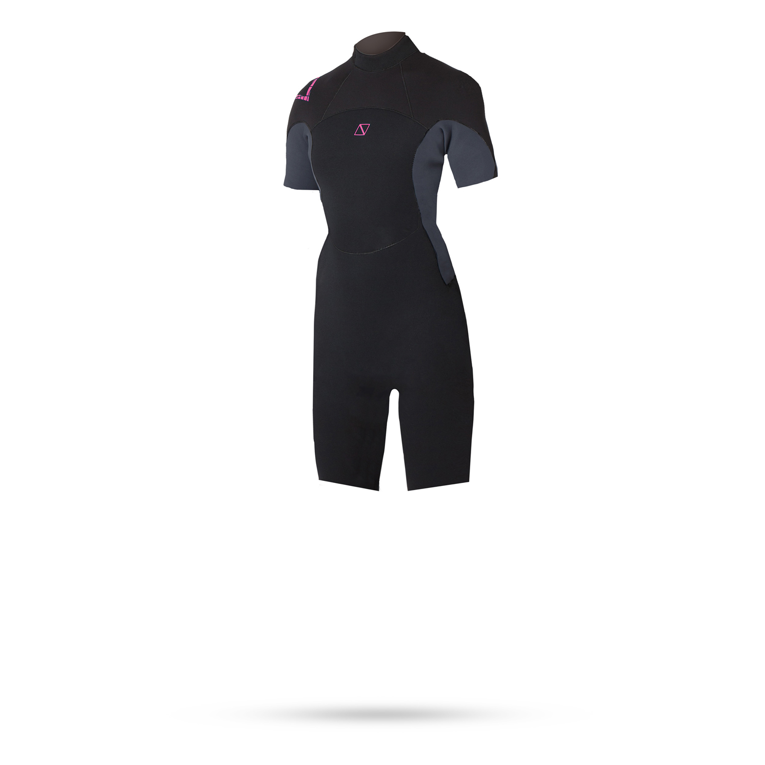 Magic Marine Le Donne Di Marca 3/2 Millimetri Back-Zip Shorty Neoprene - Nero