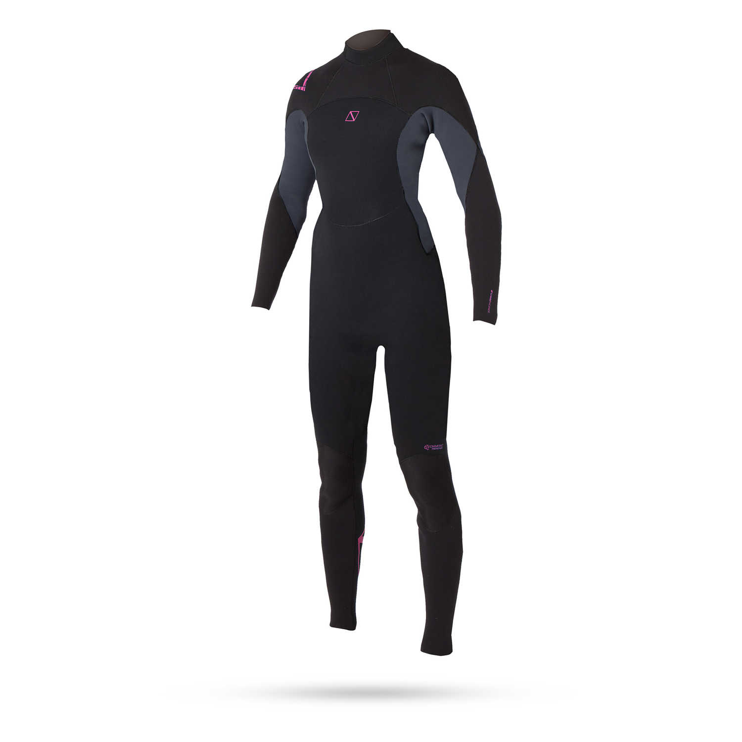 Magic Marine Le Donne Di Marca 5/4 Millimetri Back-Zip Muta - Nero