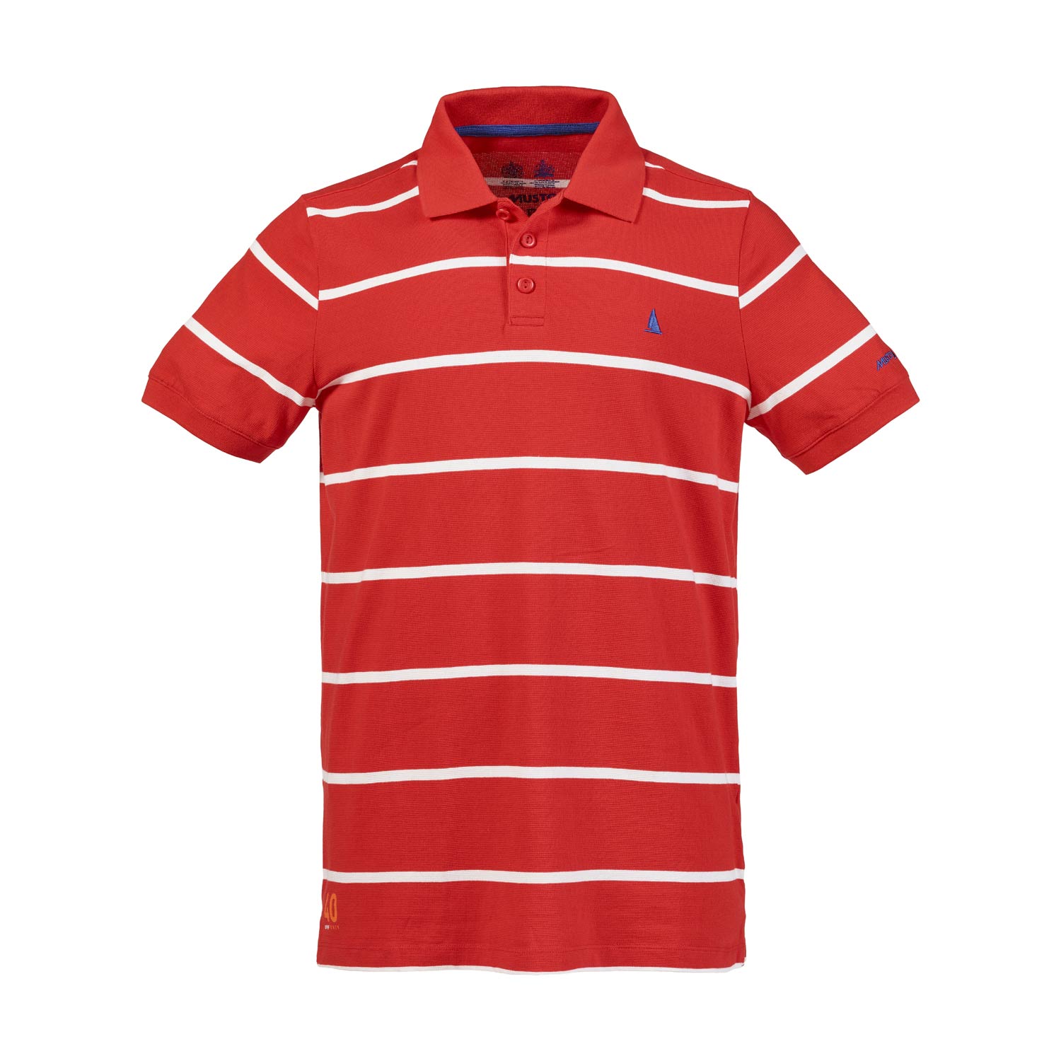 Musto Air Uv Fast Dry Maniche Corte Michael Polo - Rosso Fuoco