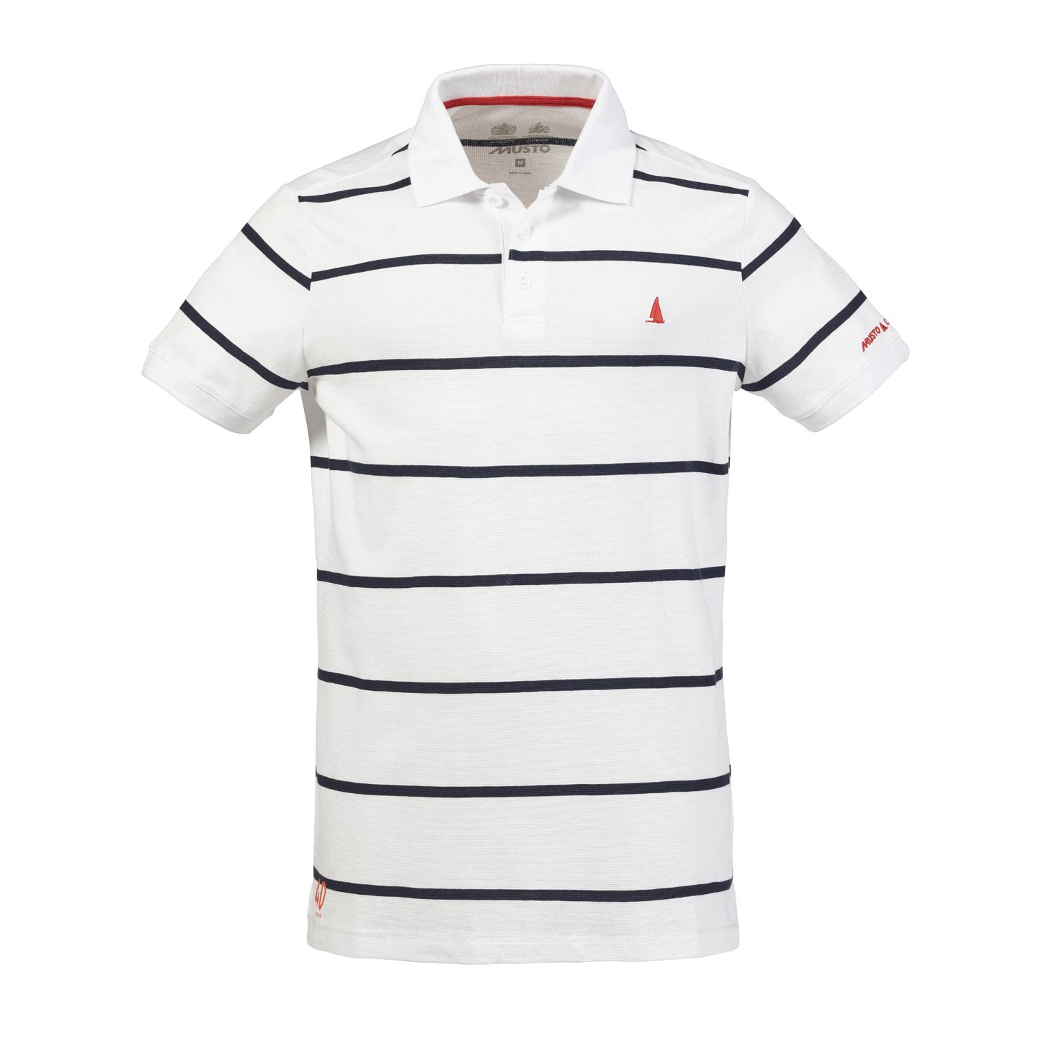 Musto Air Uv Fast Dry Maniche Corte Michael Polo - Bianco Ottico