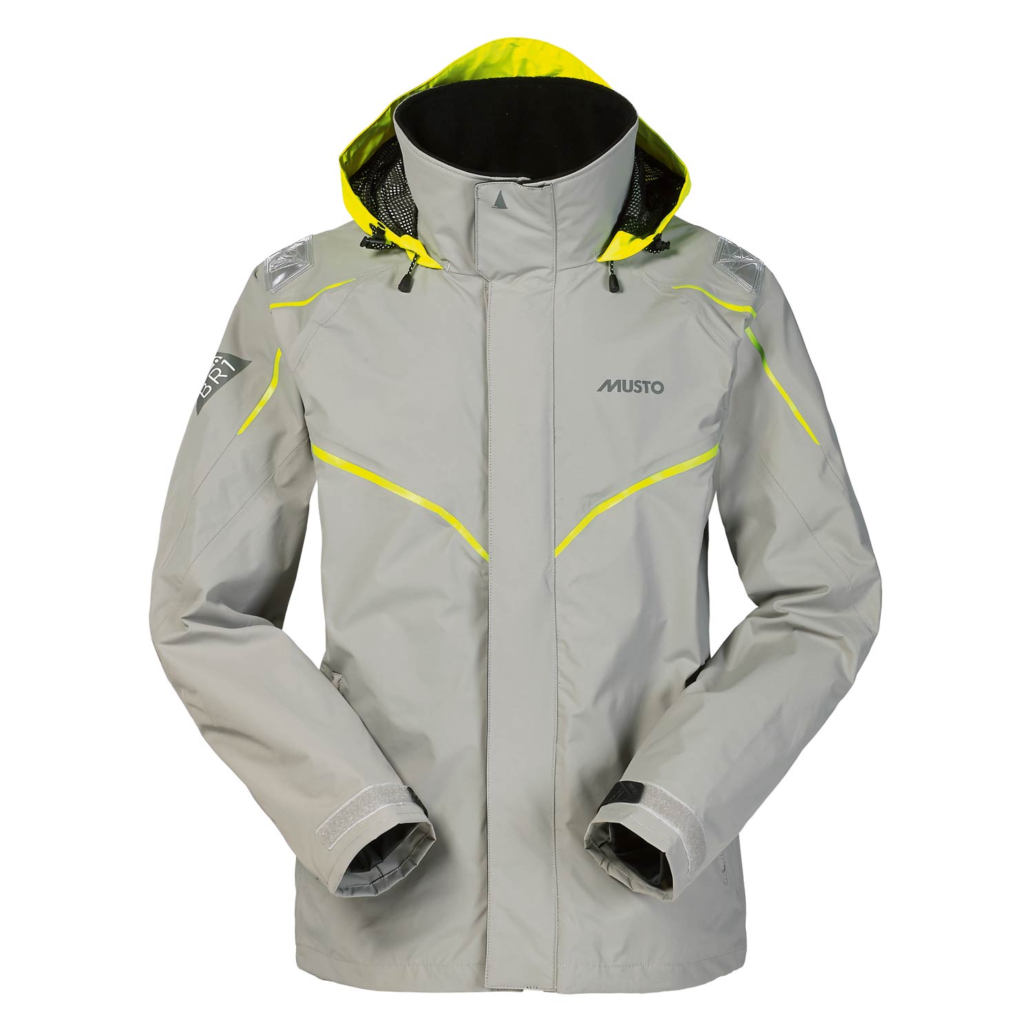Musto Br1 Inshore Giacca - Acciaio / Flo Yellow