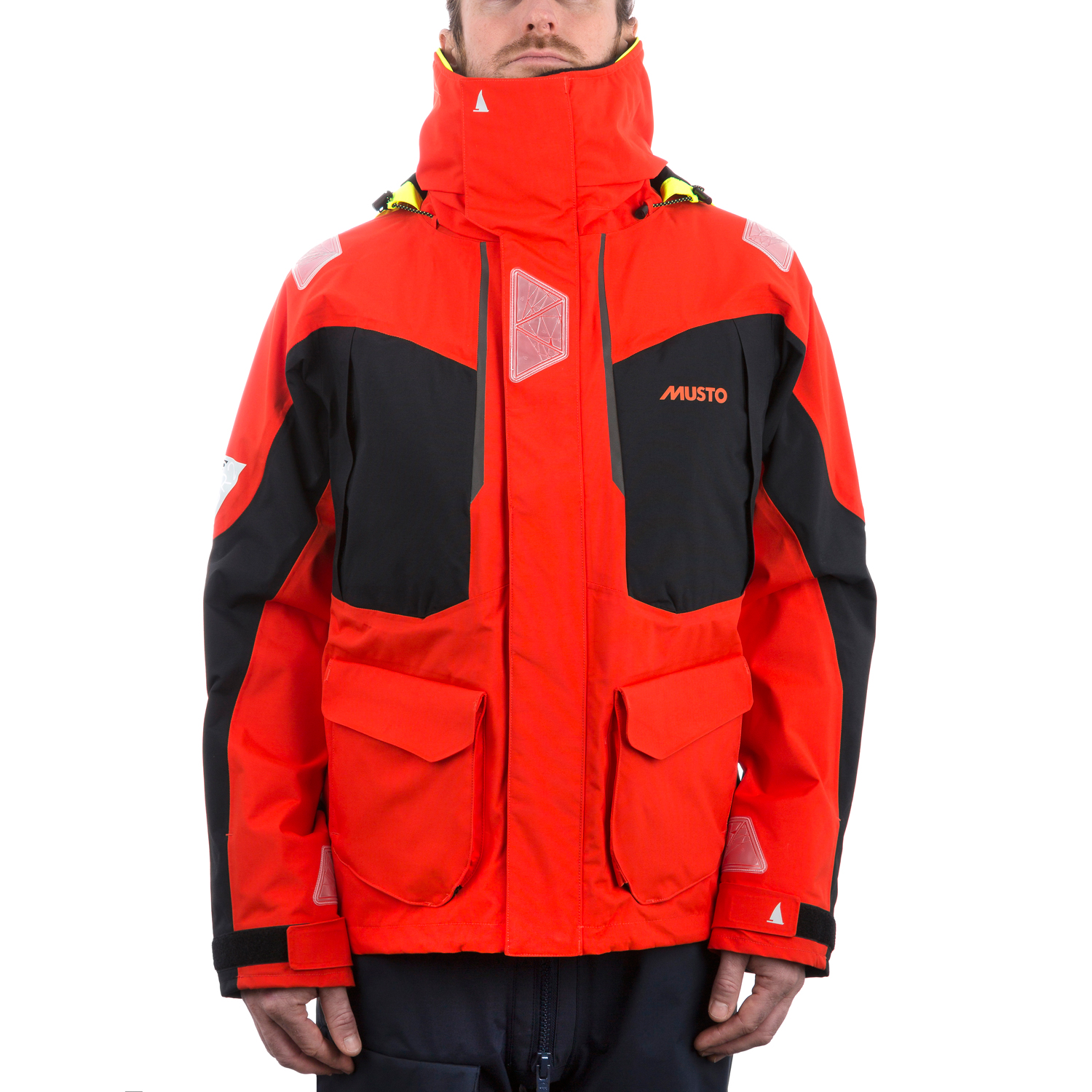 Musto Br2 Offshore Jacket - Arancione Fuoco / Nero