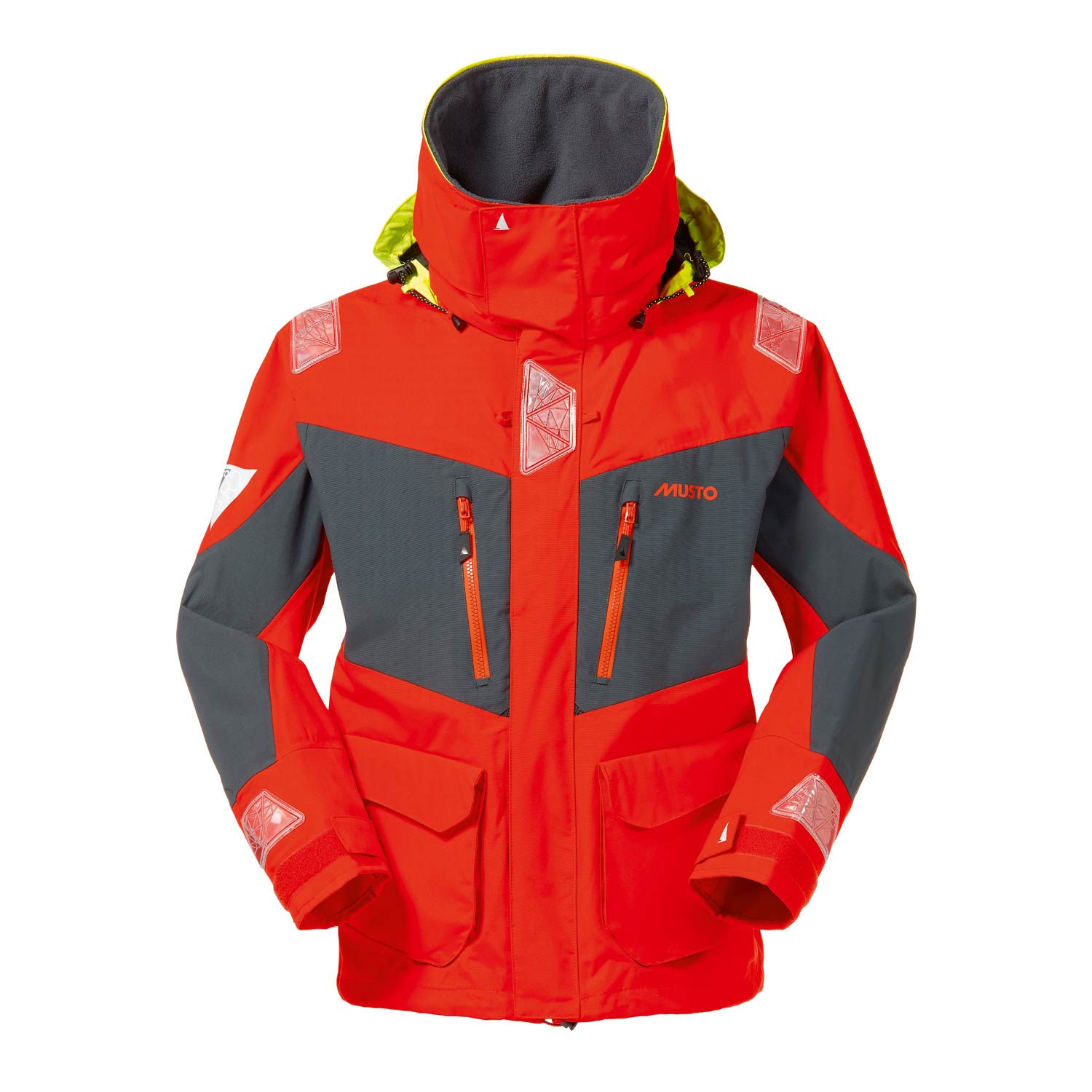 Musto Br2 Offshore Giacca - Fuoco Arancione / Grigio Scuro