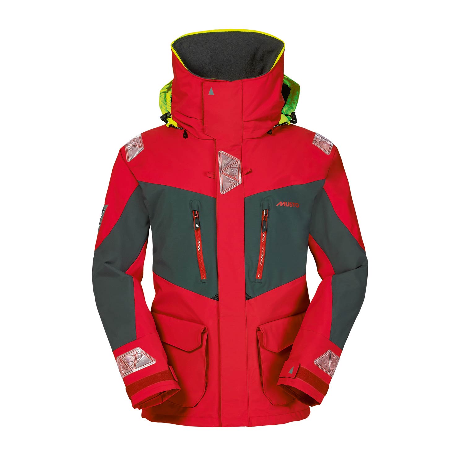 Musto Br2 Offshore Giacca - Rosso / Grigio Scuro