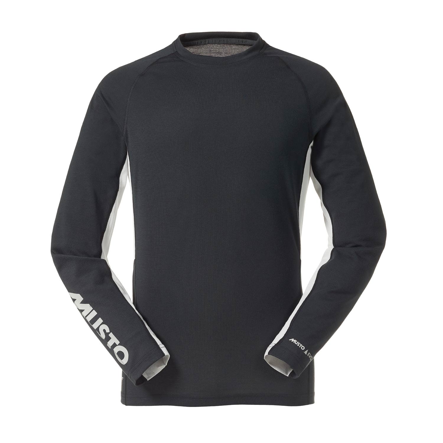 Musto Essential Evolution Uv Fast Dry T-Shirt Ls - Carbon / Platinum