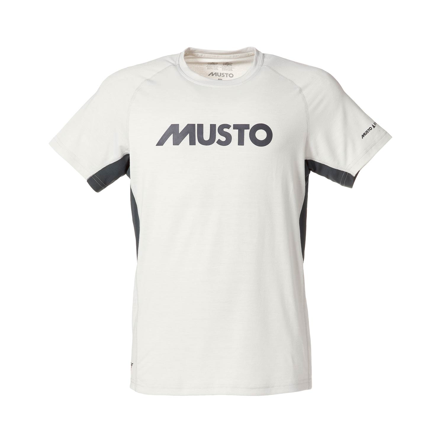 Musto Evolution Uv T-Shirt Dry Fast Essential - Platinum / Carbon