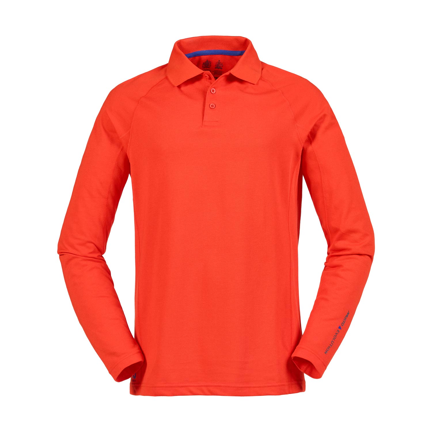 Musto Evolution Sunblock Long Sleeve Polo - Fuoco Arancione